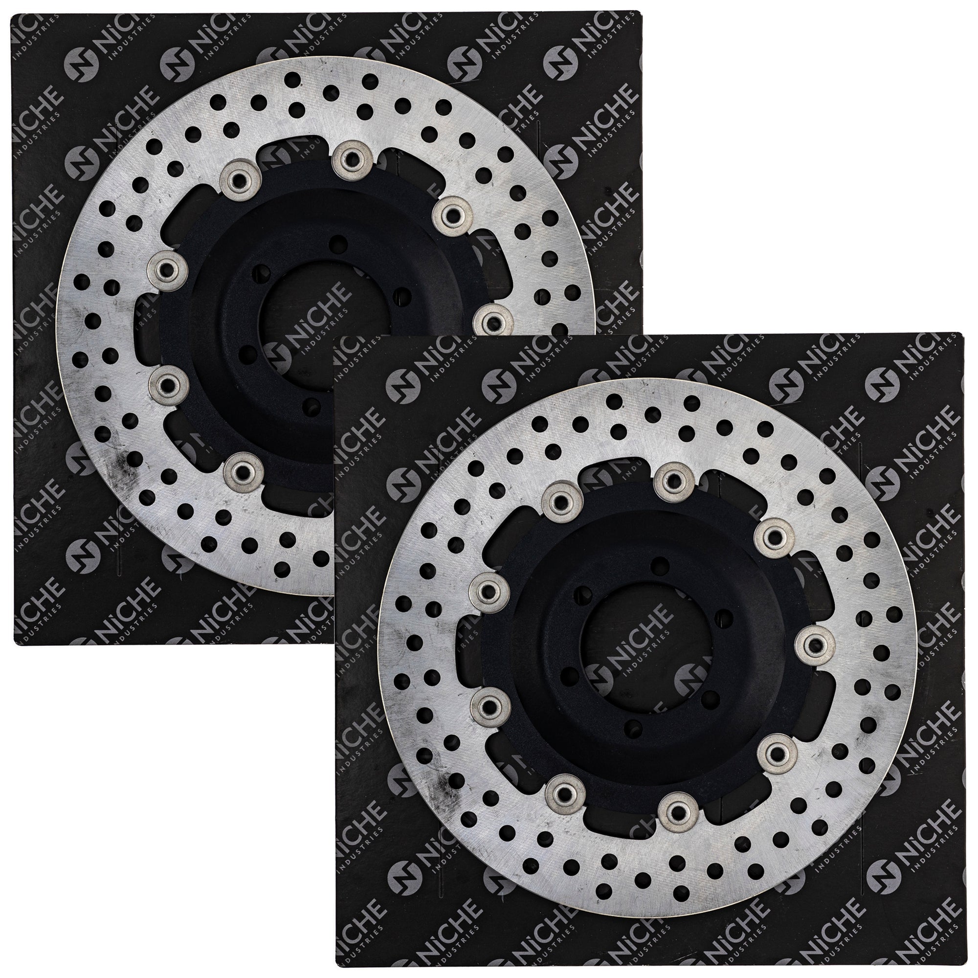 NICHE 519-CRT2699R Front Rear Brake Rotor 2-Pack for zOTHER XS850