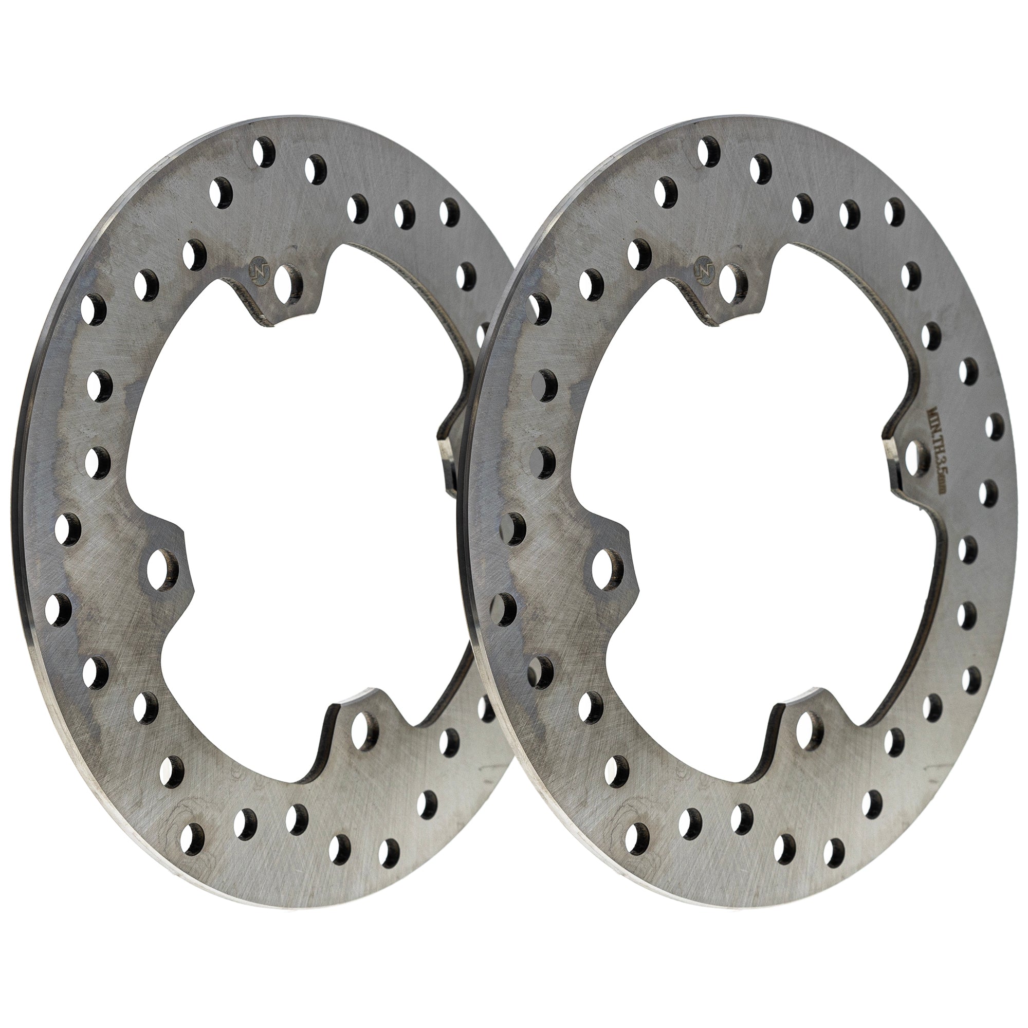 Front or Rear Brake Rotor Set 2-Pack for Pioneer NICHE 519-CRT2724R