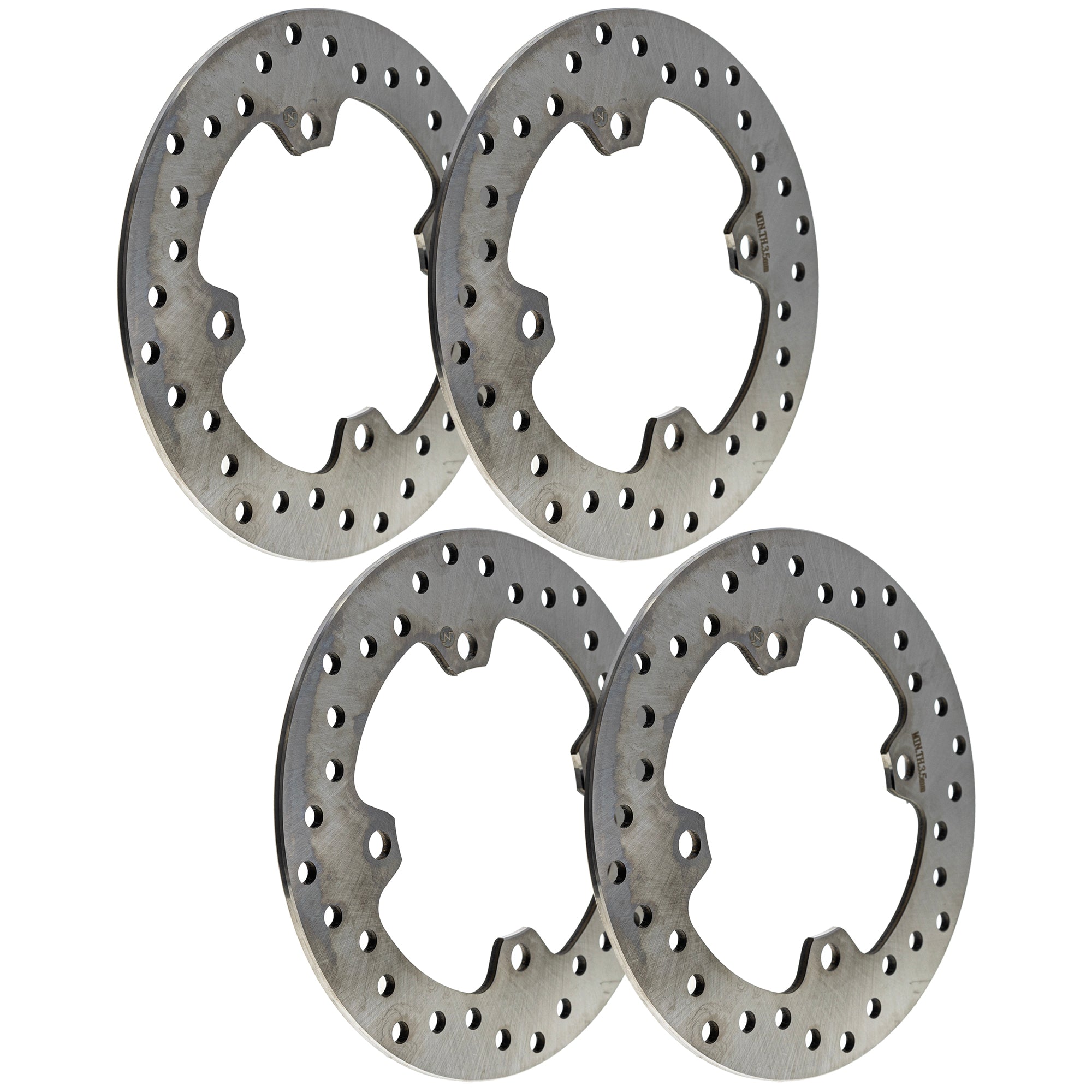 Front or Rear Brake Rotor Set 4-Pack for Pioneer NICHE 519-CRT2724R