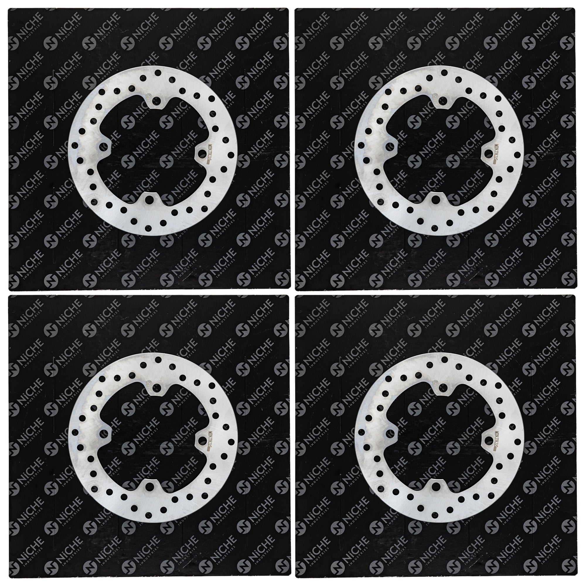 NICHE 519-CRT2724R Brake Rotor 4-Pack for Pioneer