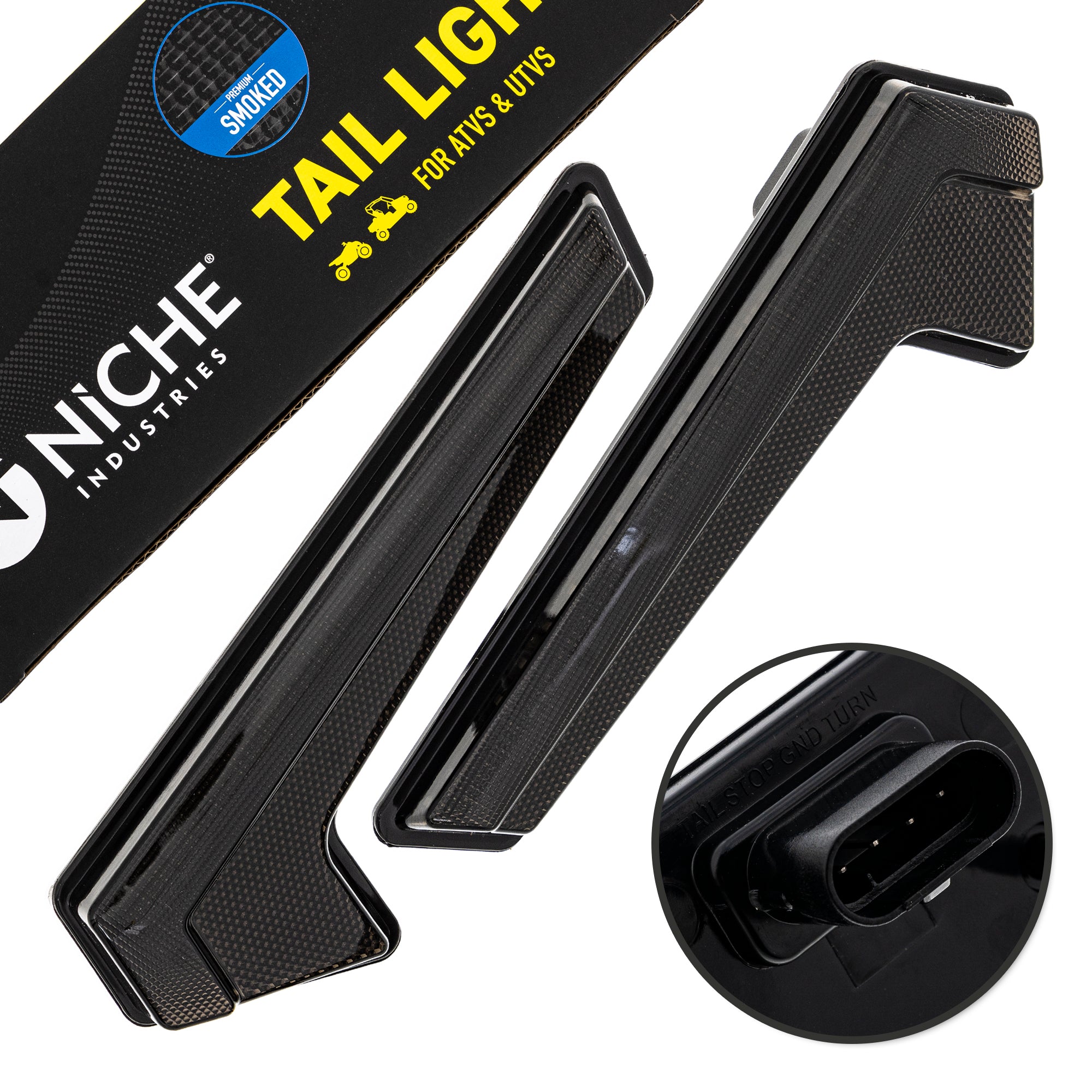 Smoked Rear Brake Tail Light Assembly Polaris | NICHE PARTS