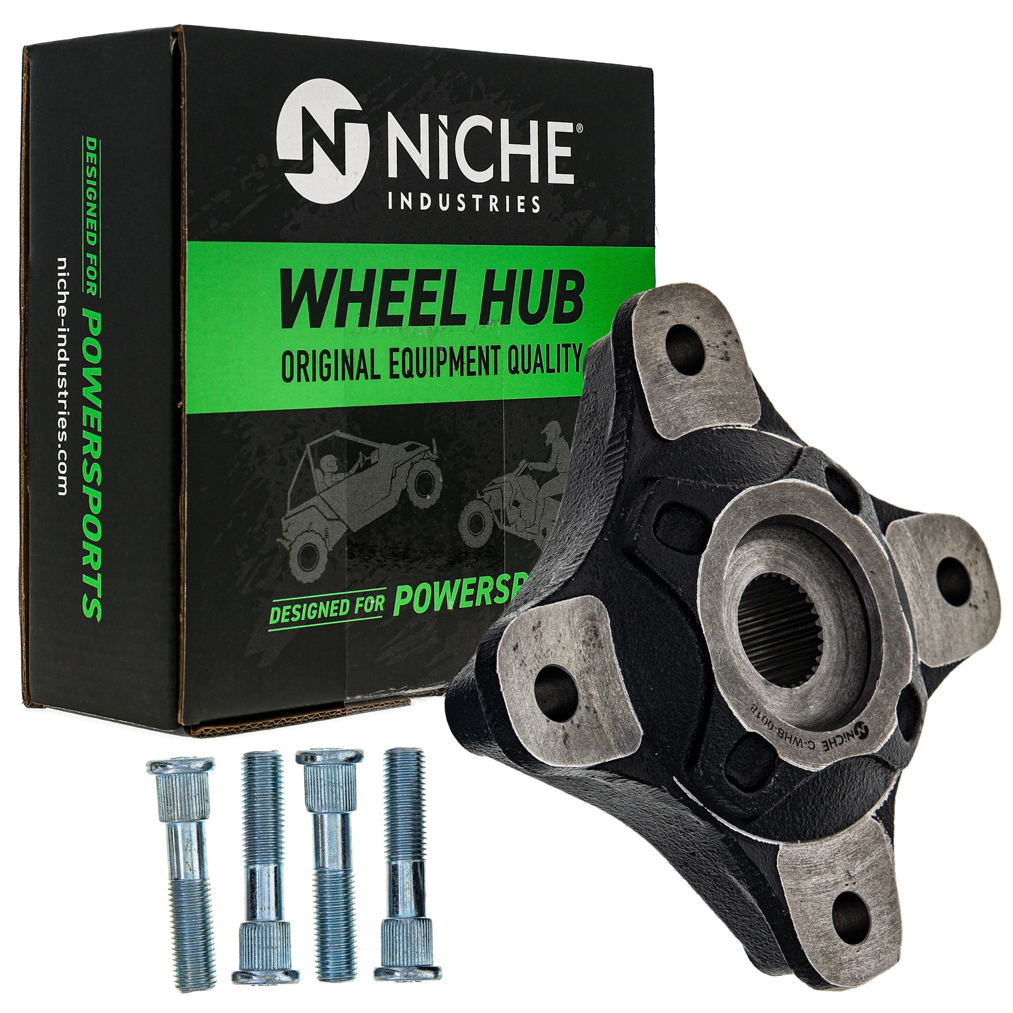 NICHE 519-CWH-2230B Wheel Hub Set 2-Pack for zOTHER Polaris RZR