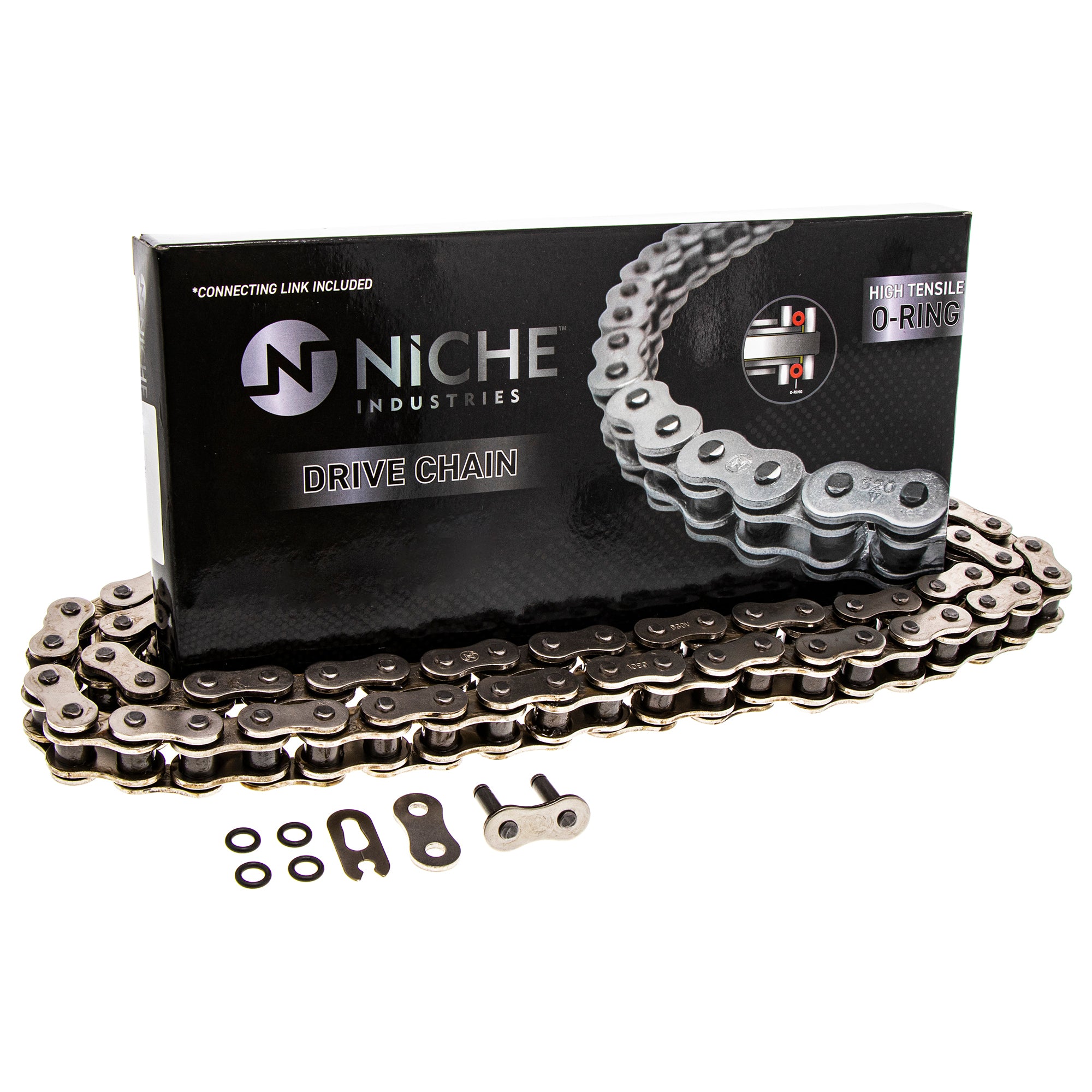 Drive Chain 96 O-Ring w/ Master Link Suzuki Kawasaki | NICHE PARTS