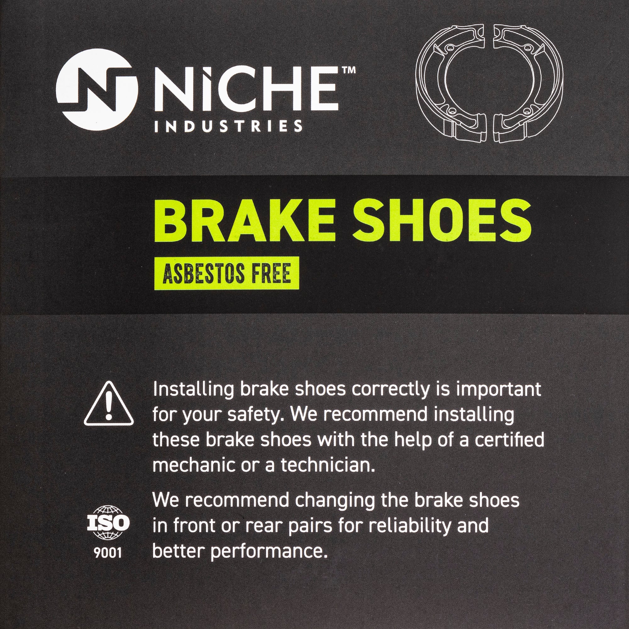 Rear Brake Shoe For Honda 451A2-147-672 431A0-131-670 06450-147-671 06430-GZ9-003 06430-GAB-003 | 2-PACK