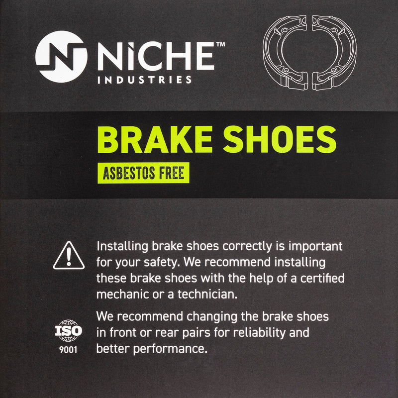 Complete Organic Brake Pad & Shoe Set For Yamaha MK1002776
