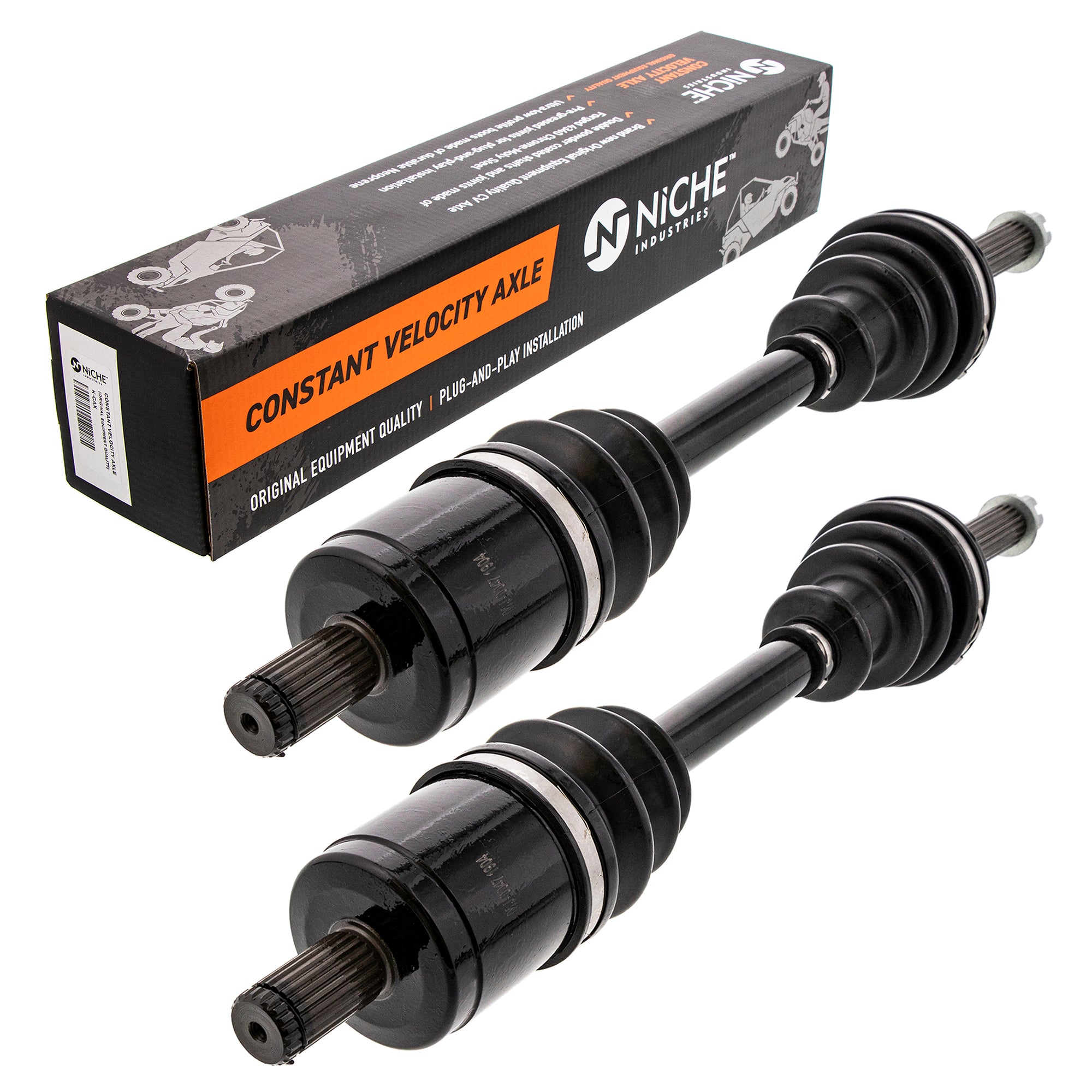 Front Drive Shaft CV Axle Assembly 2-Pack for Polaris Sportsman 1380234 NICHE 519-KCA2269X