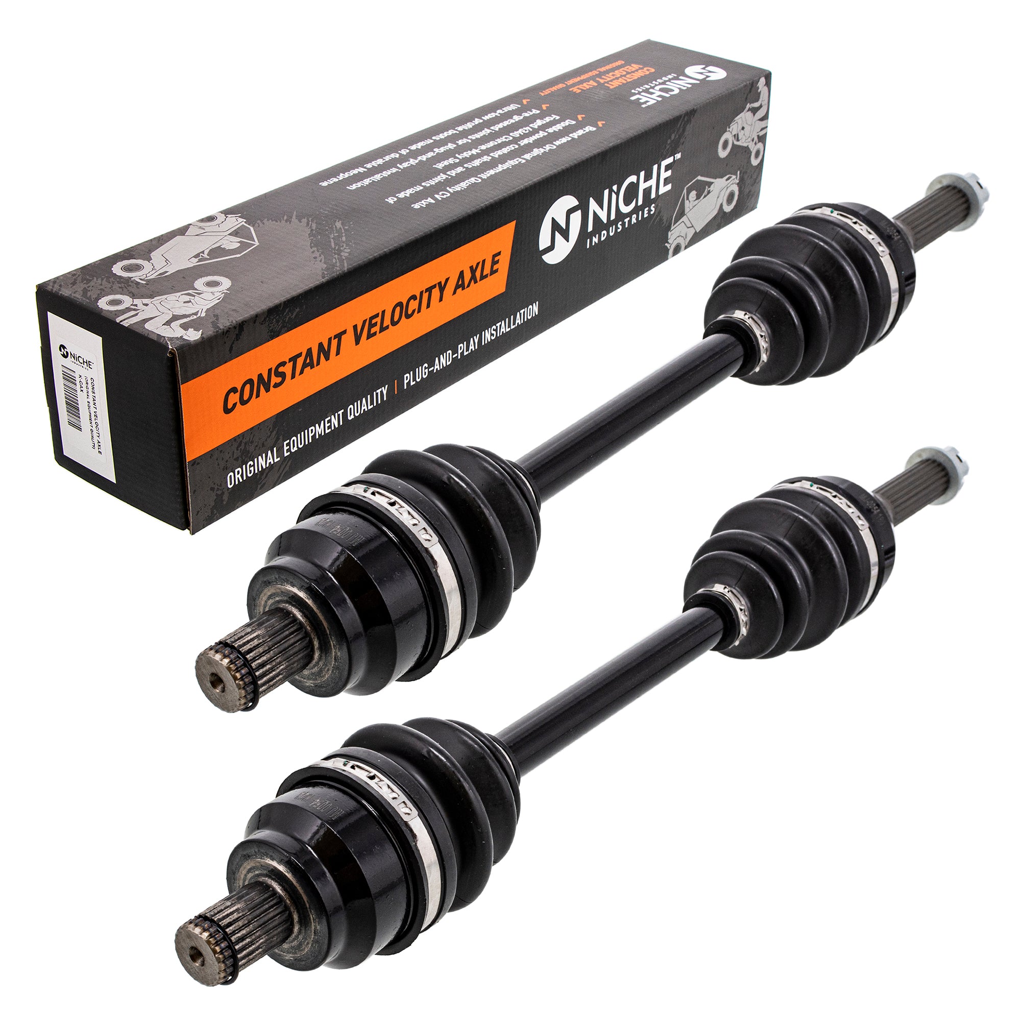 Front Drive Shaft CV Axle Assembly 2-Pack for Polaris Sportsman 1332931 NICHE 519-KCA2276X