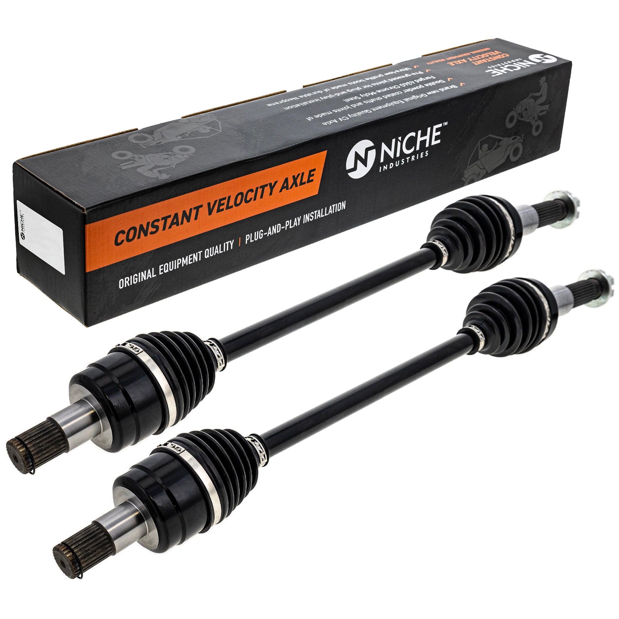 NICHE 519-KCA2538X High Strength CV Axle Set 2-Pack for Wolverine