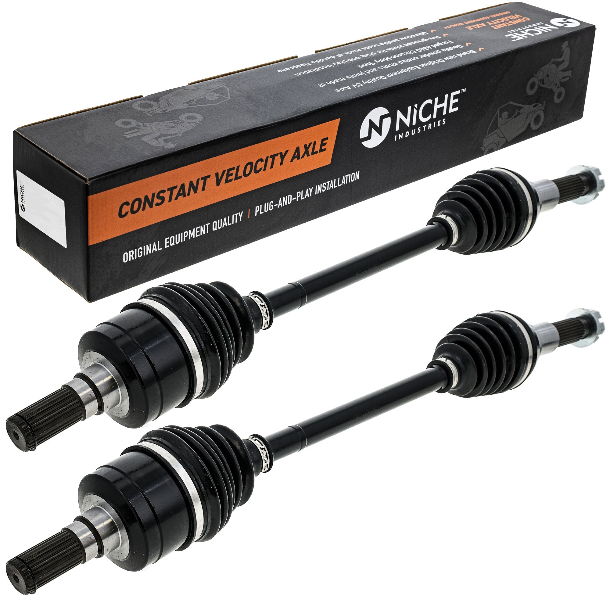 NICHE 519-KCA2539X High Strength CV Axle Set 2-Pack for Wolverine