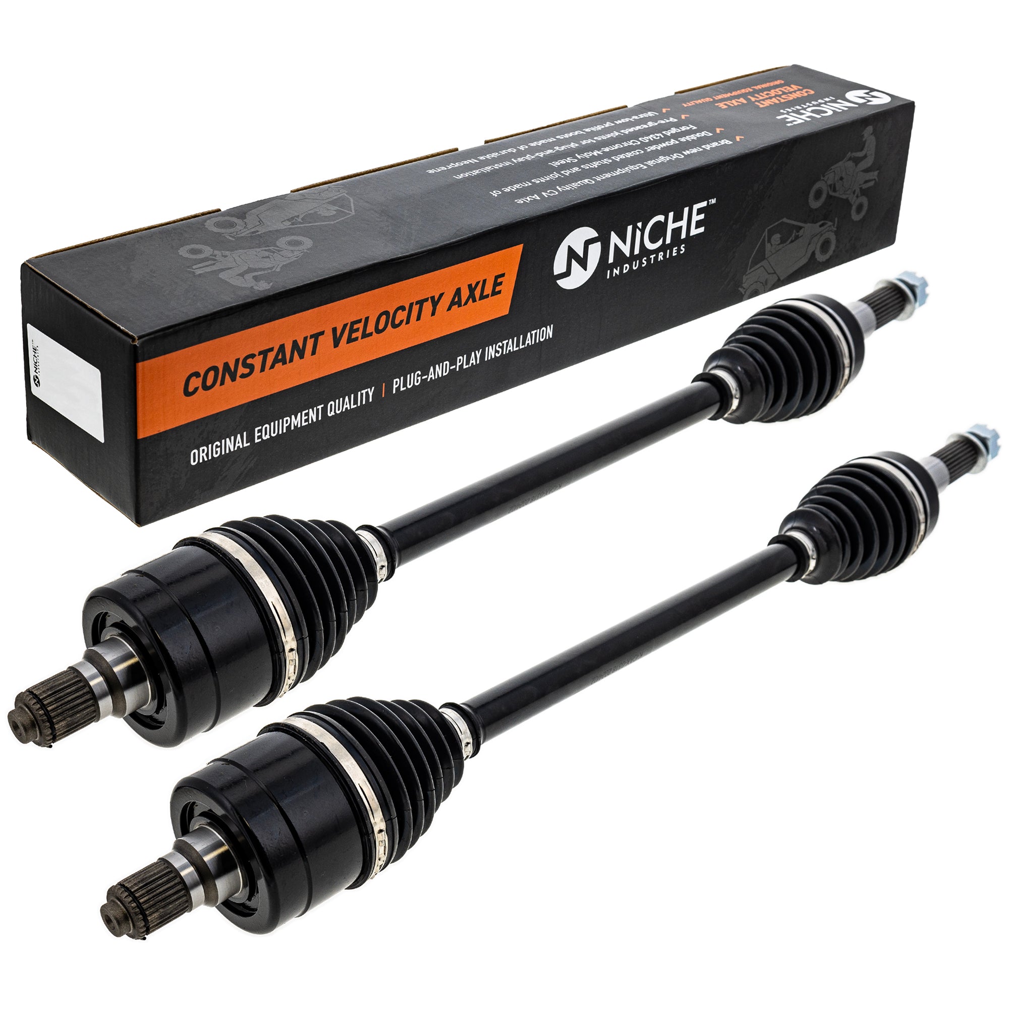 NICHE 519-KCA2530X High Strength CV Axle Set 2-Pack for Mule