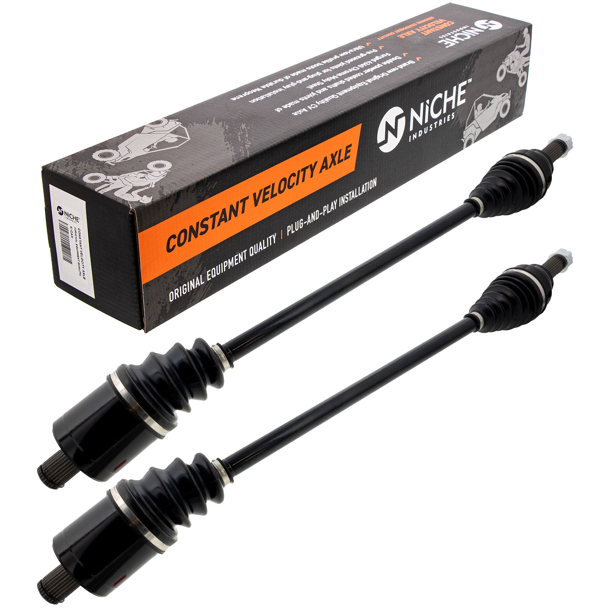 NICHE 519-KCA2543X High Strength CV Axle Set 2-Pack for RZR