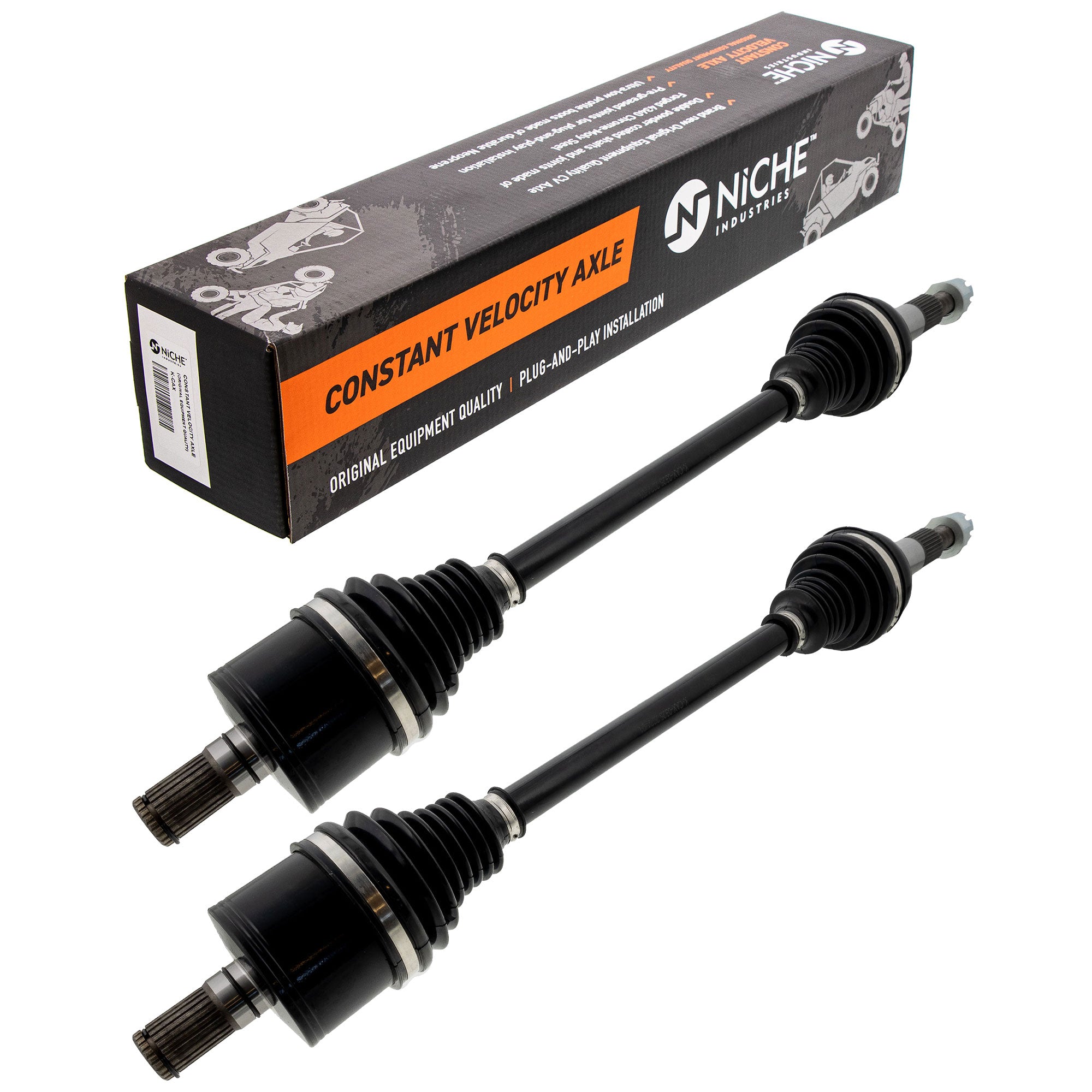 NICHE 519-KCA2547X High Strength CV Axle Set 2-Pack for Defender