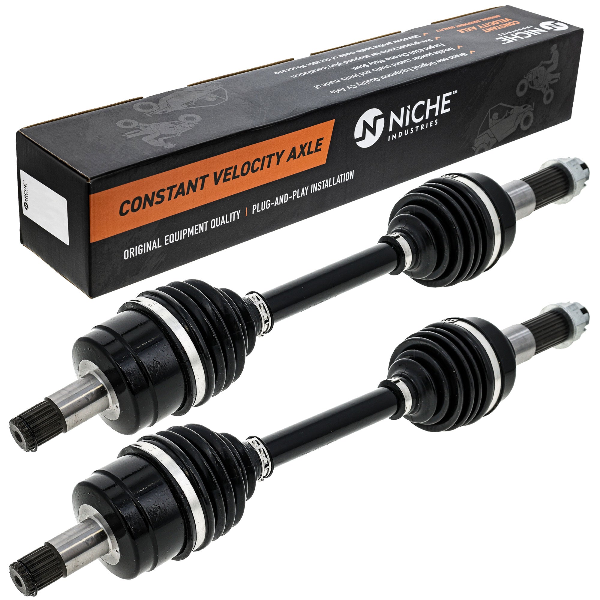 NICHE 519-KCA2557X High Strength CV Axle Set 2-Pack for CFORCE