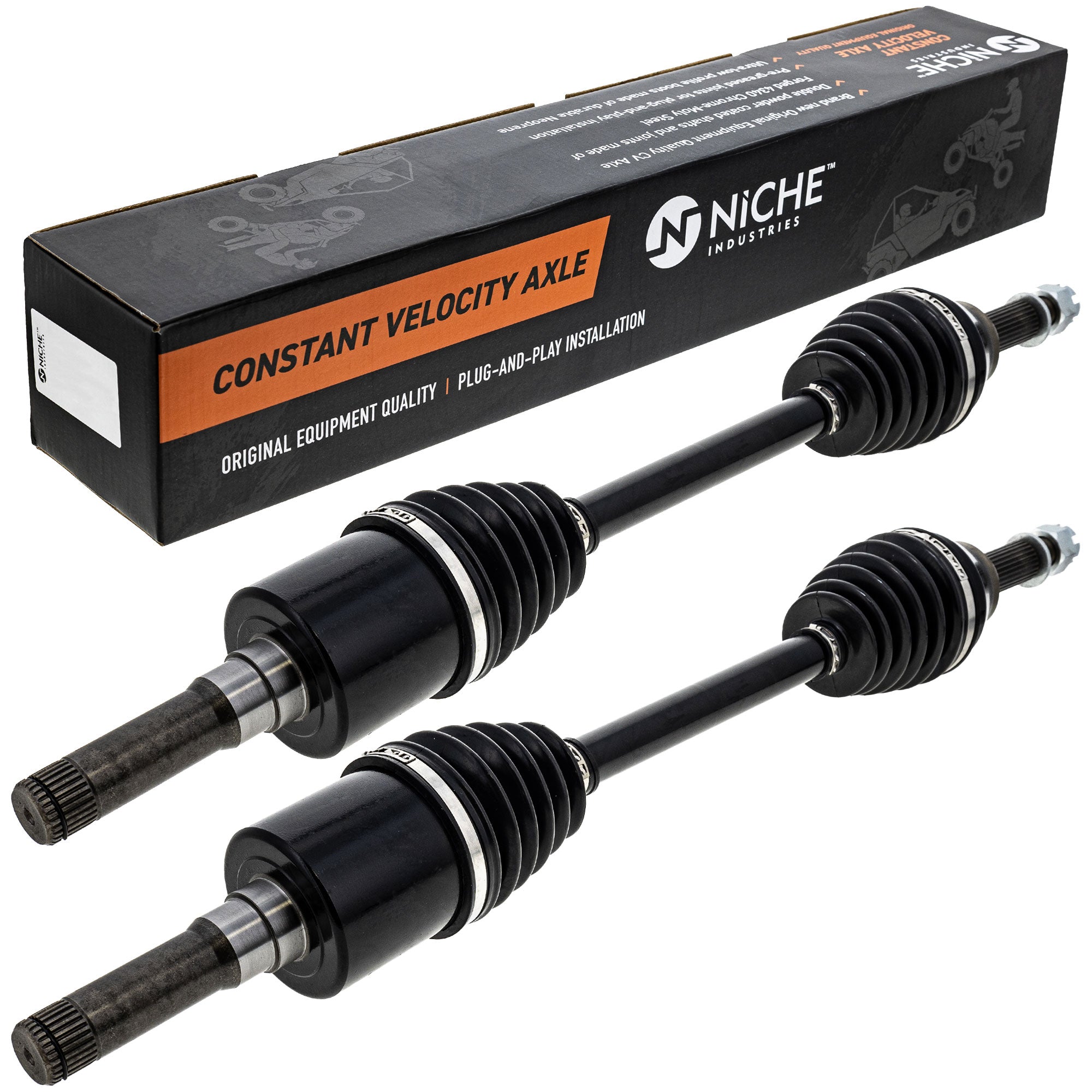 NICHE 519-KCA2578X Rear CV Axle 2-Pack for Deere