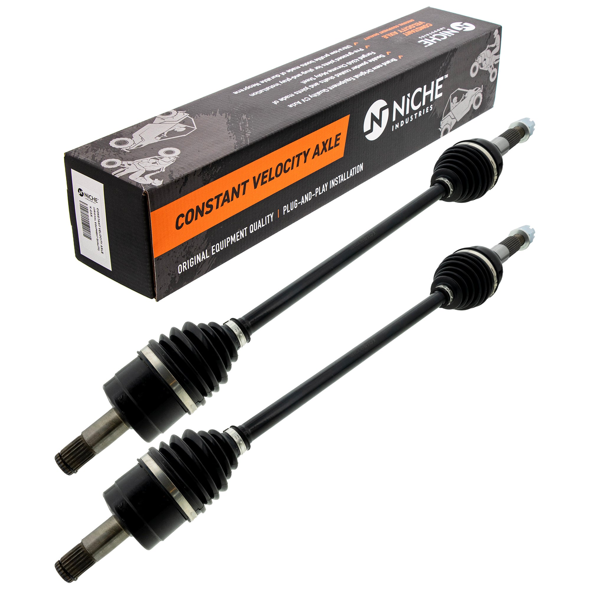 NICHE 519-KCA2582X High Strength CV Axle Set 2-Pack for ZFORCE