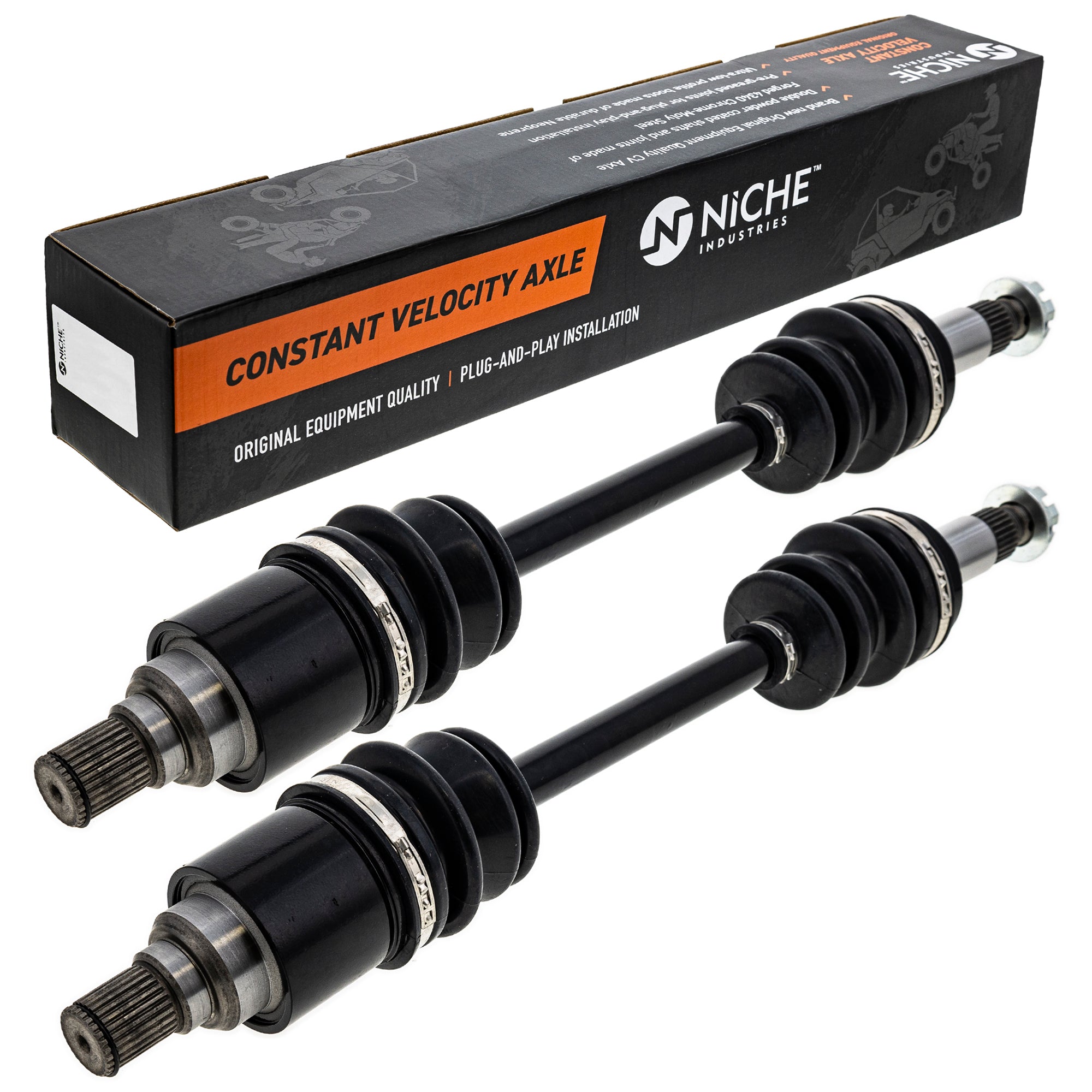 NICHE 519-KCA2592X High Strength CV Axle Set 2-Pack for Cat