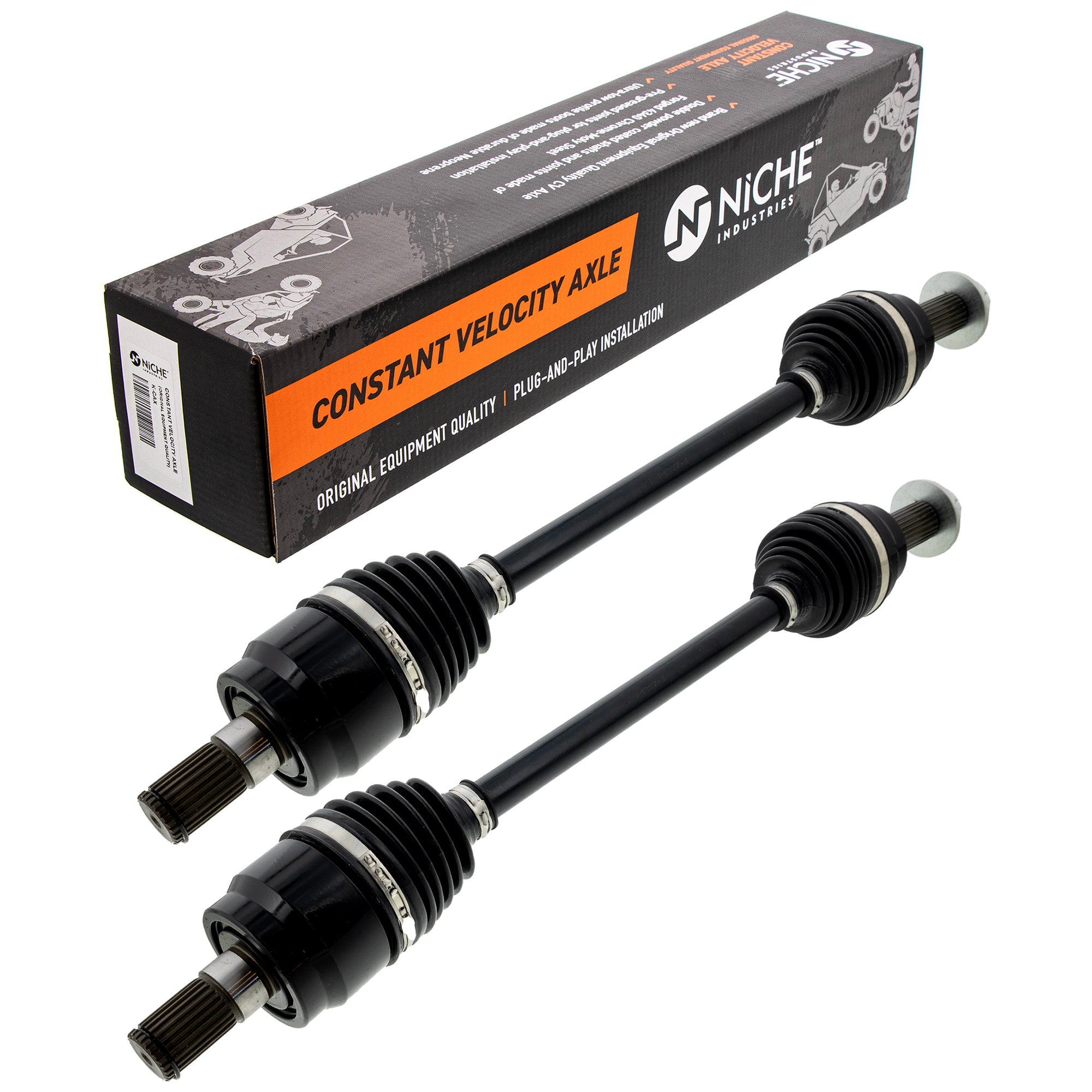 NICHE 519-KCA2594X High Strength CV Axle Set 2-Pack for Pioneer