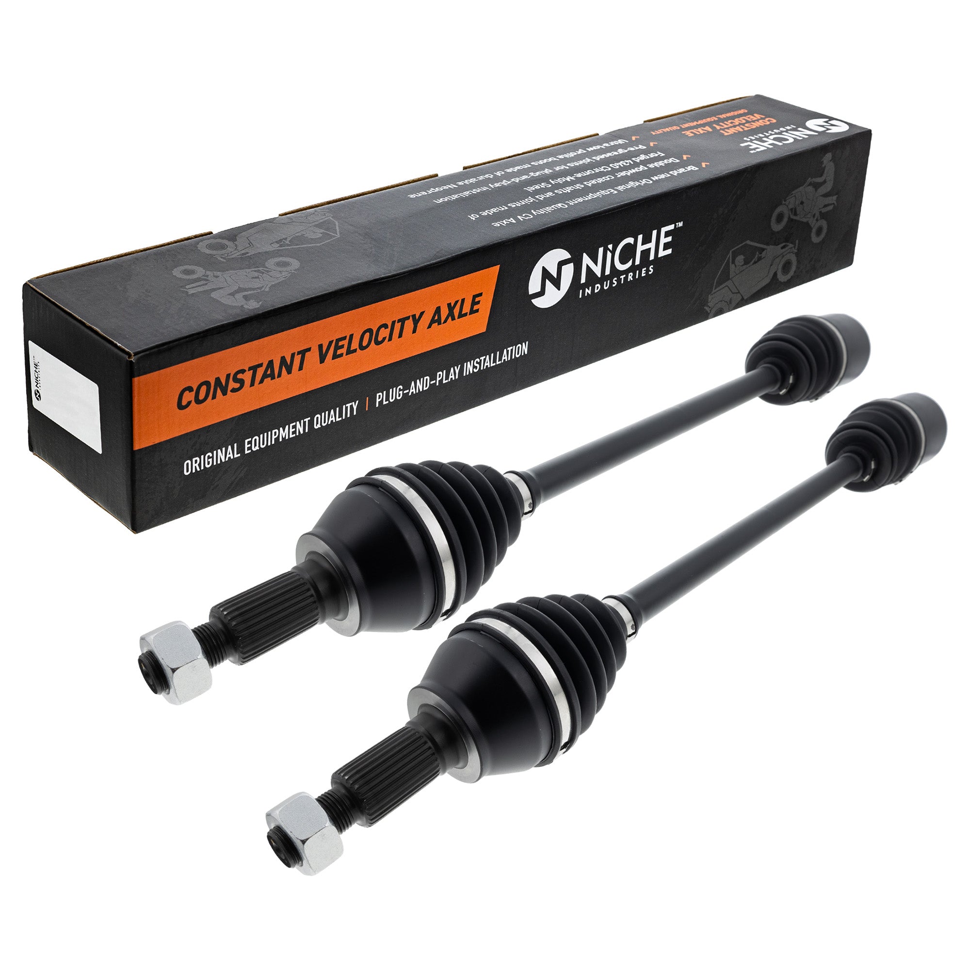 NICHE 519-KCA2665X High Strength CV Axle Set 2-Pack for Xpedition RZR