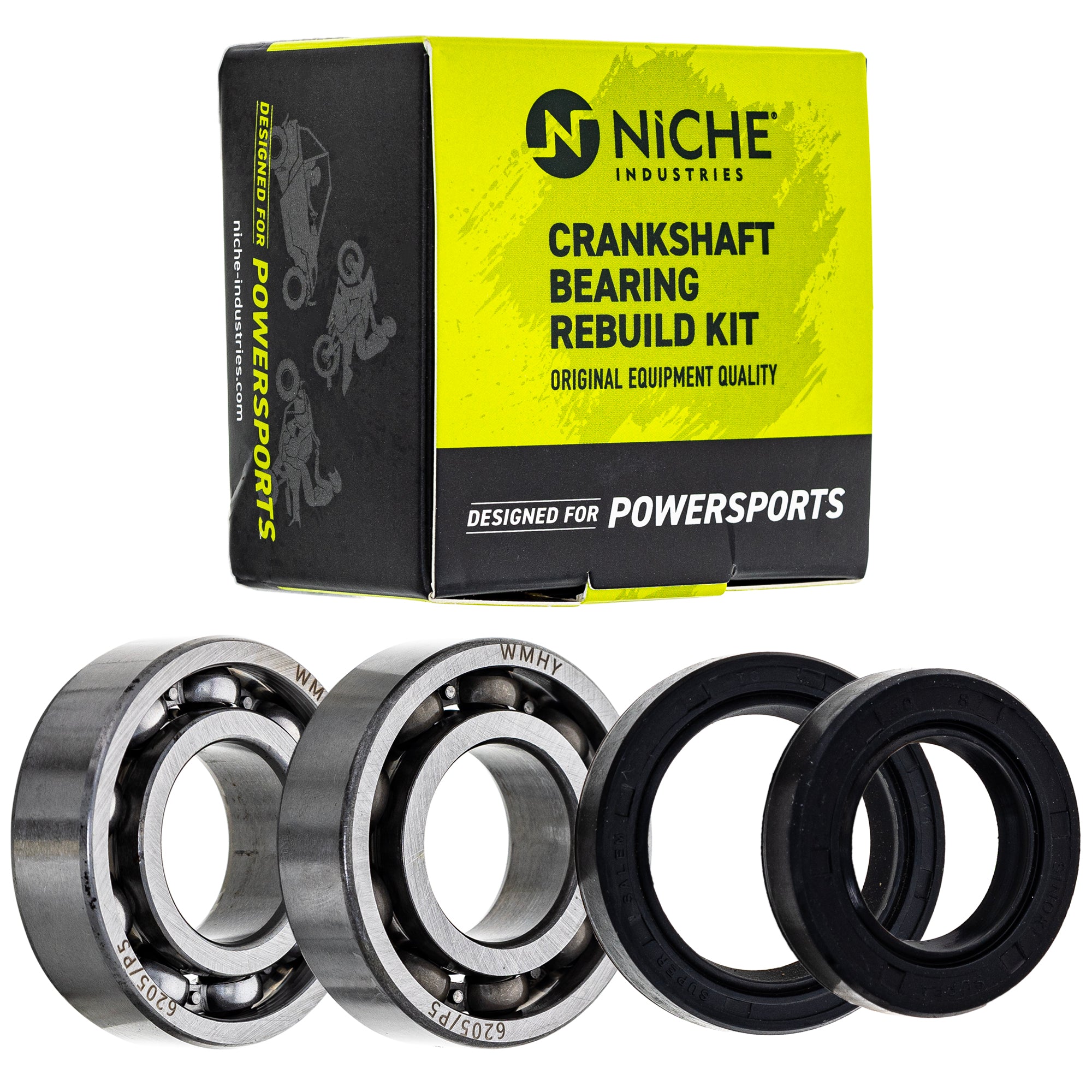 NICHE 519-KCB2223B Bearing & Seal Rebuild Kit for Yamaha PW80