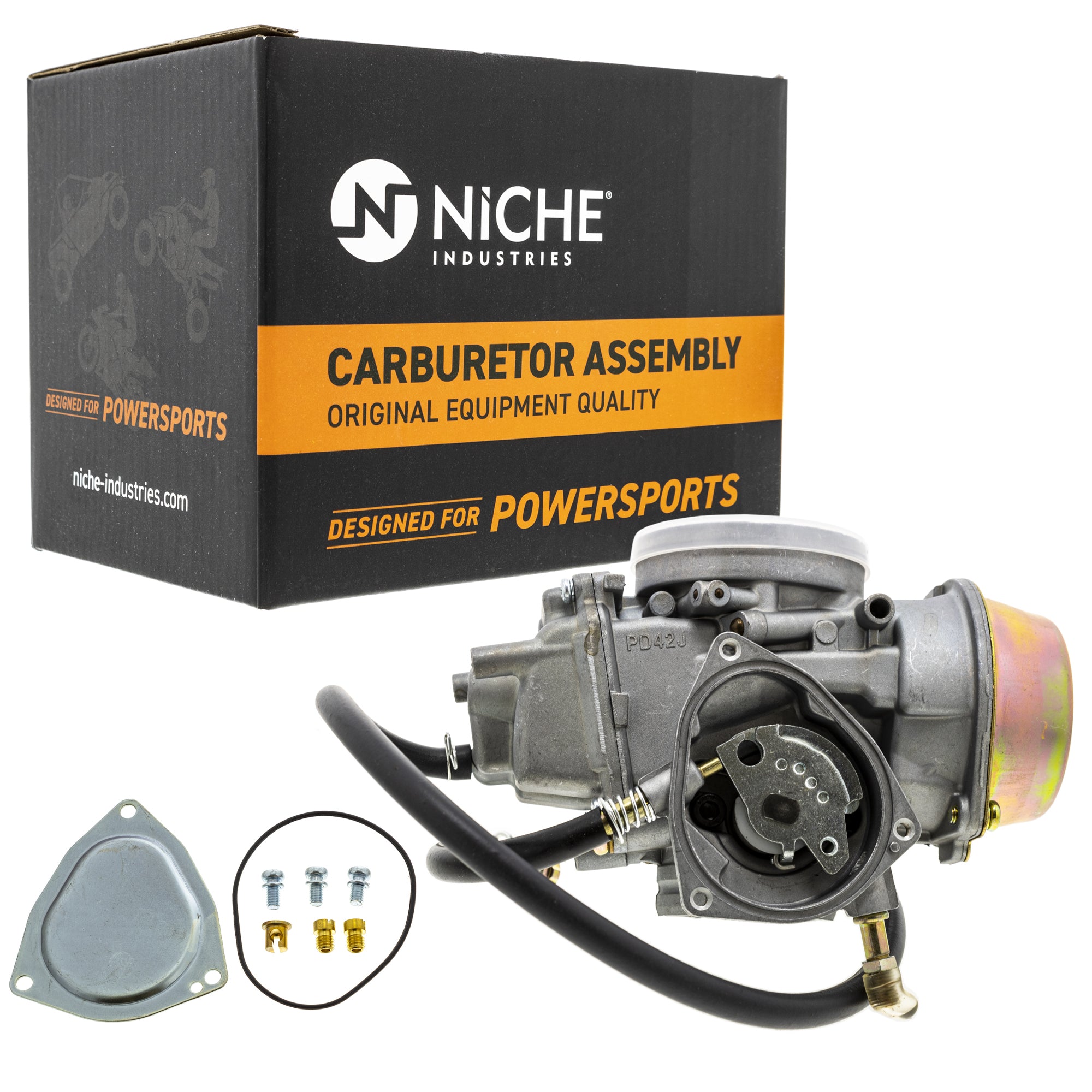 NICHE 519-KCR2226B Carburetor Assembly for Yamaha Polaris BRP Can-Am