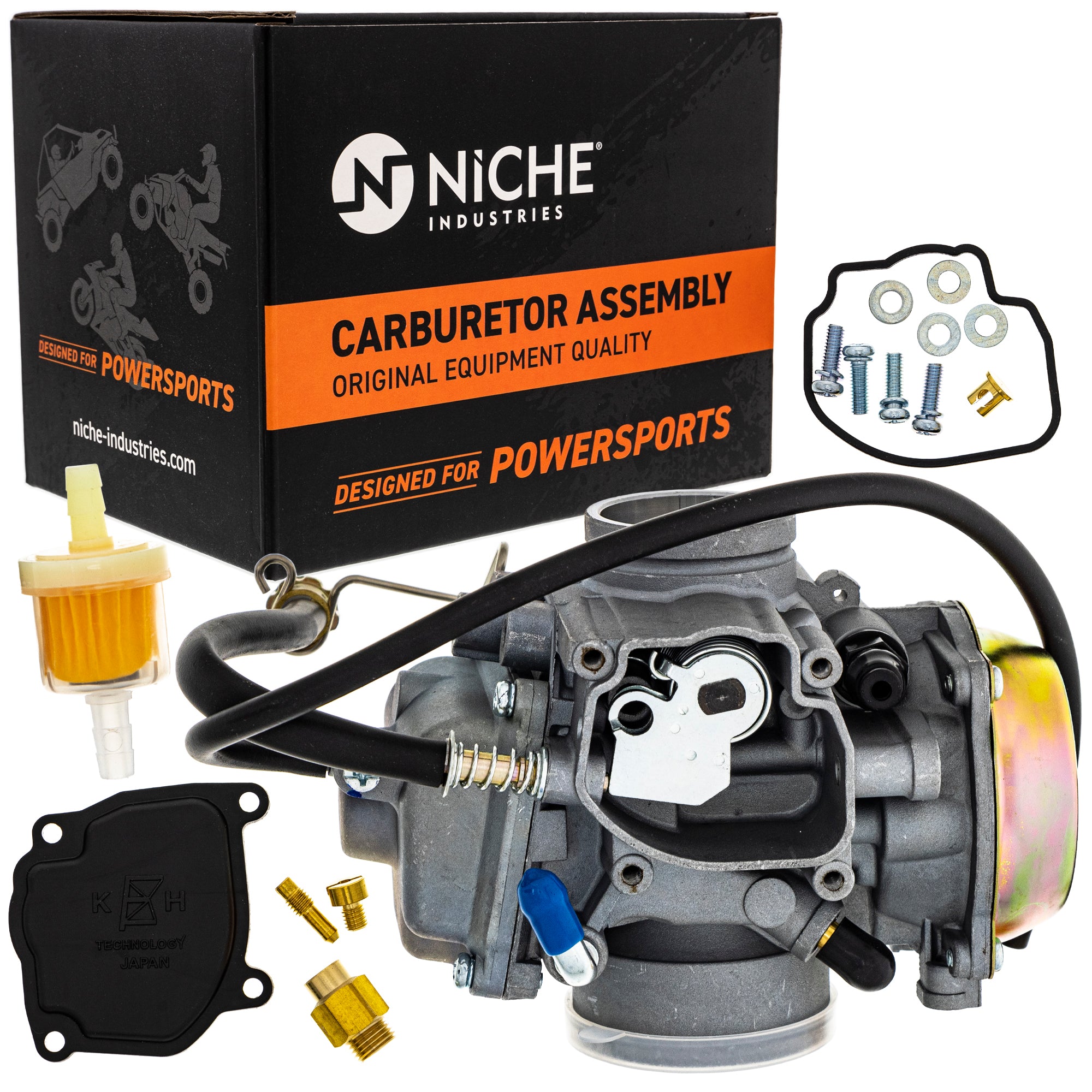 NICHE 519-KCR2252B Carburetor Assembly for Arctic Cat Textron Cat