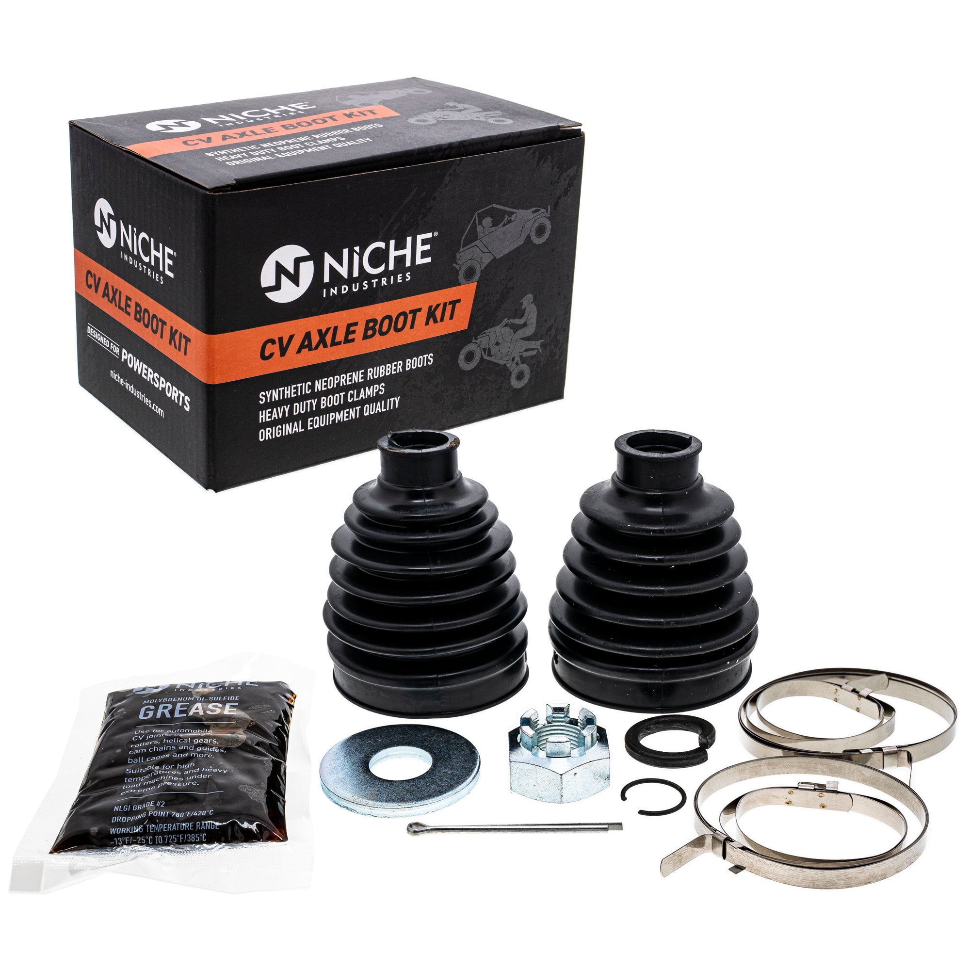 Front CV Axle Boot Kit for zOTHER Mule NICHE 519-KCV2362B