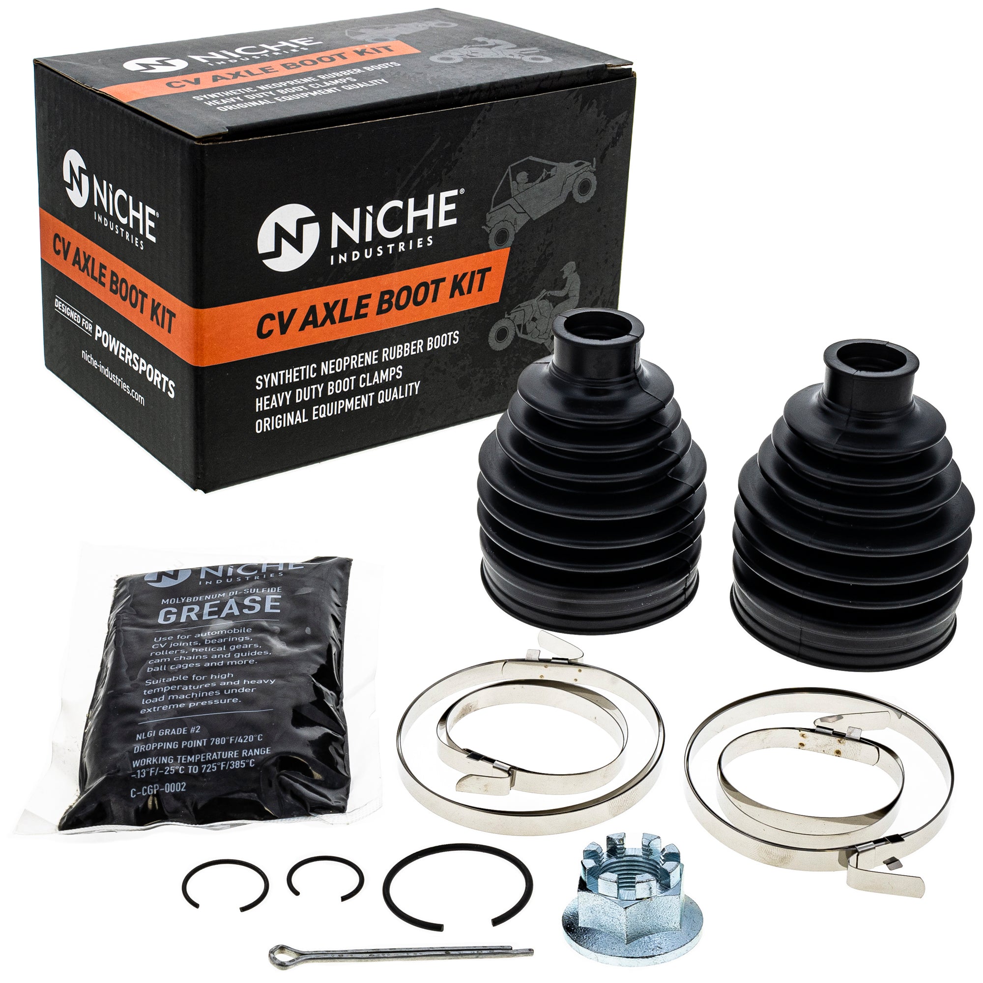 Front CV Axle Boot Kit for ZFORCE UFORCE CFORCE NICHE 519-KCV2316B