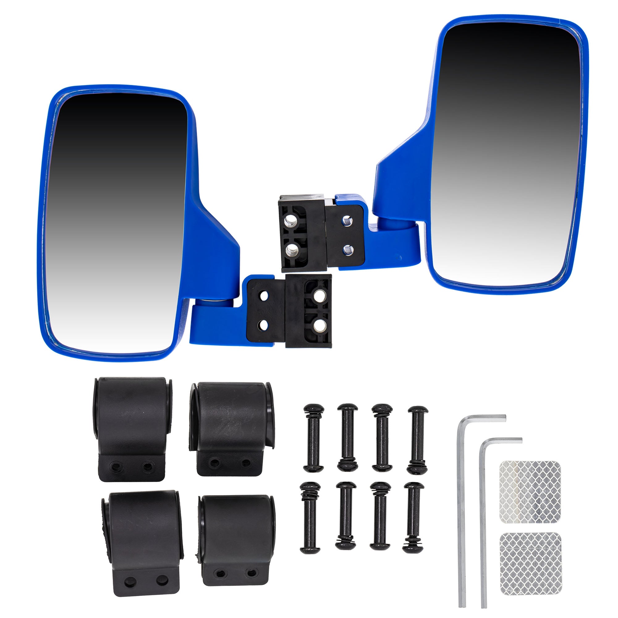 NICHE 519-KMI2246R Blue Side View Mirror Set for zOTHER YXZ1000R