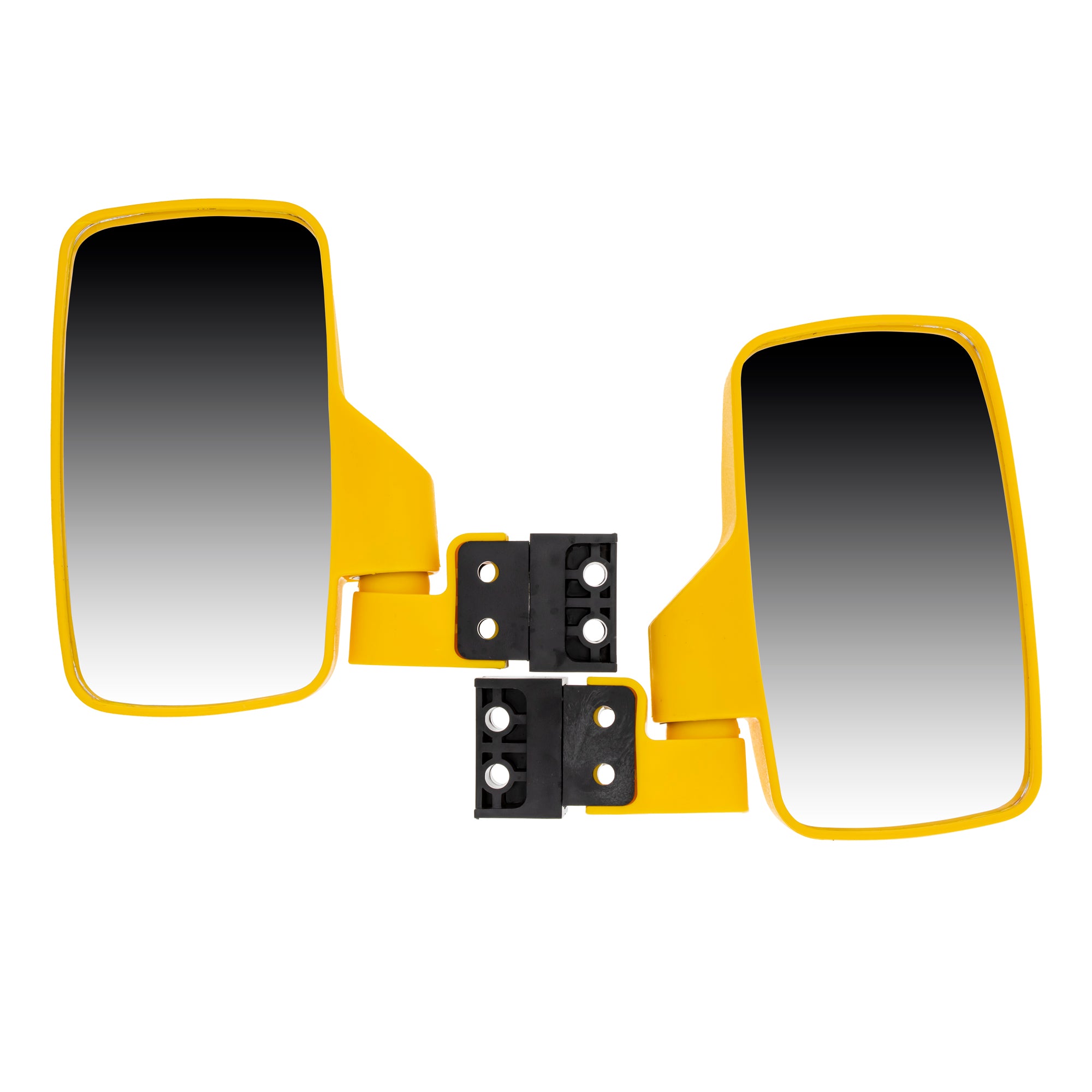 Yellow Side View Mirror Set For Polaris Can-Am Yamaha