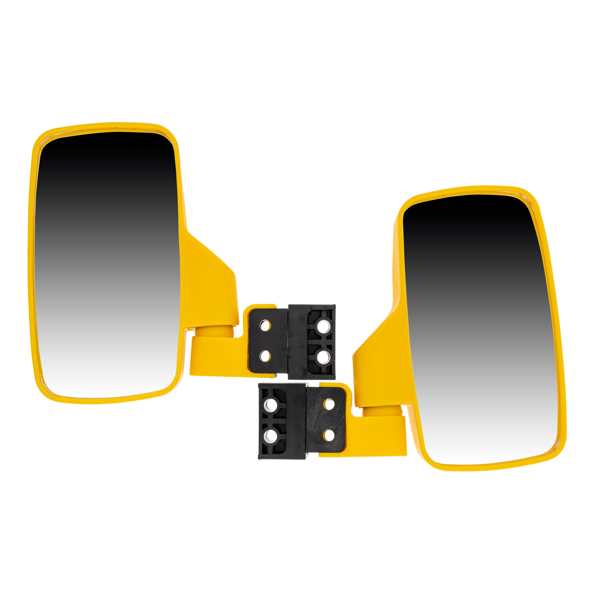 Yellow Side View Mirror Set For Polaris Can-Am Yamaha