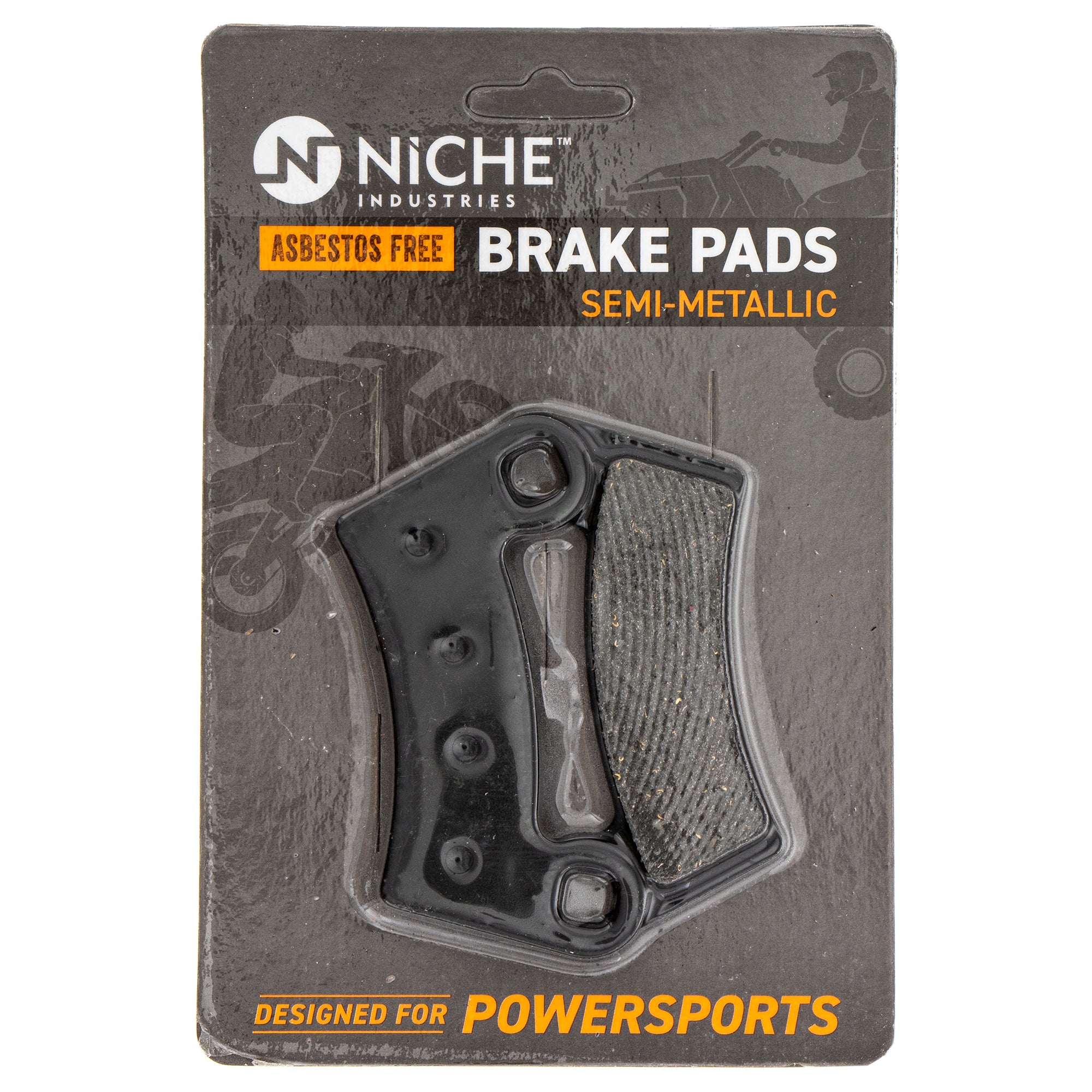 Complete Semi-Metallic Brake Pad Set for Polaris Xpedition Trail Sportsman Scrambler NICHE 519-KPA2227D