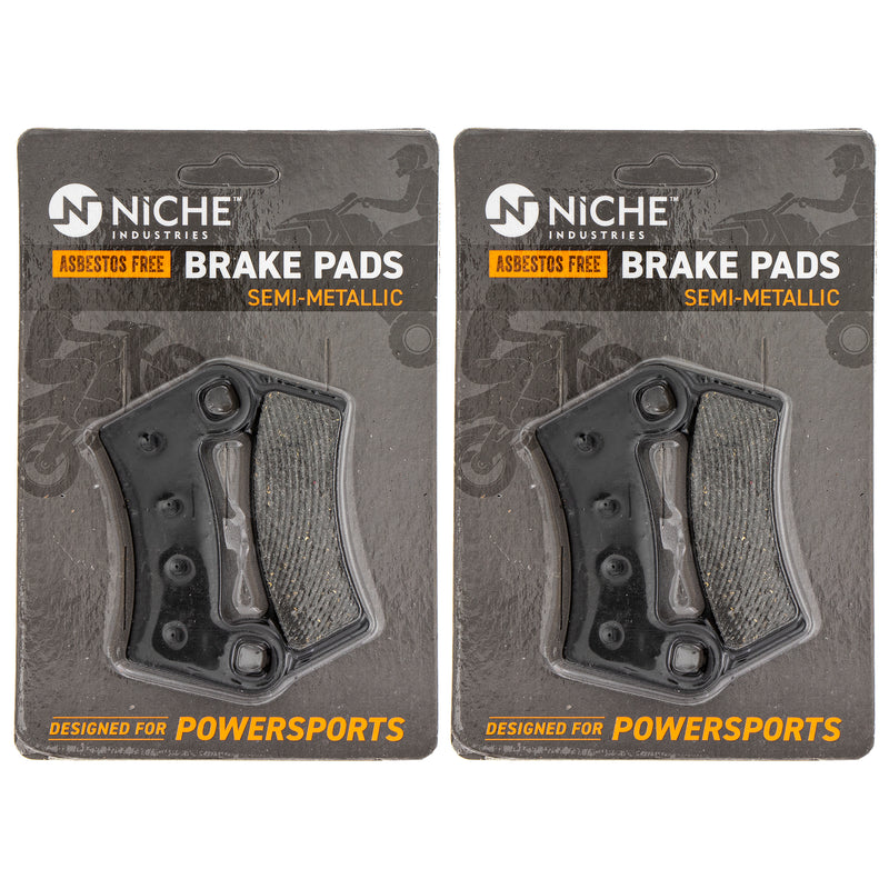 Complete Semi-Metallic Brake Pad Set 2-Pack for Polaris Xpedition Trail-Boss Trail-Blazer NICHE 519-KPA2227D