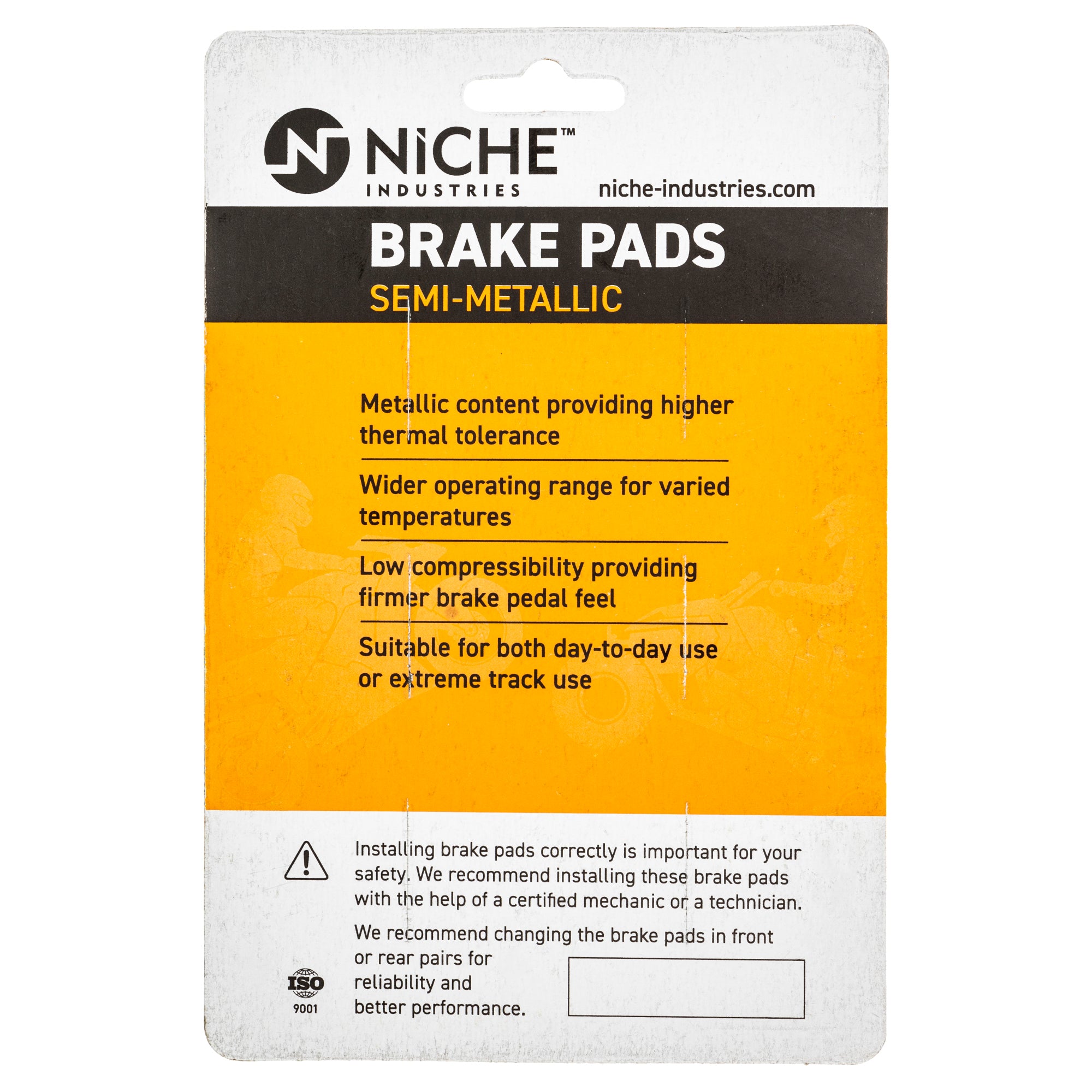 Semi-Metallic Brake Pad Set Front/Rear For Can-Am MK1001509