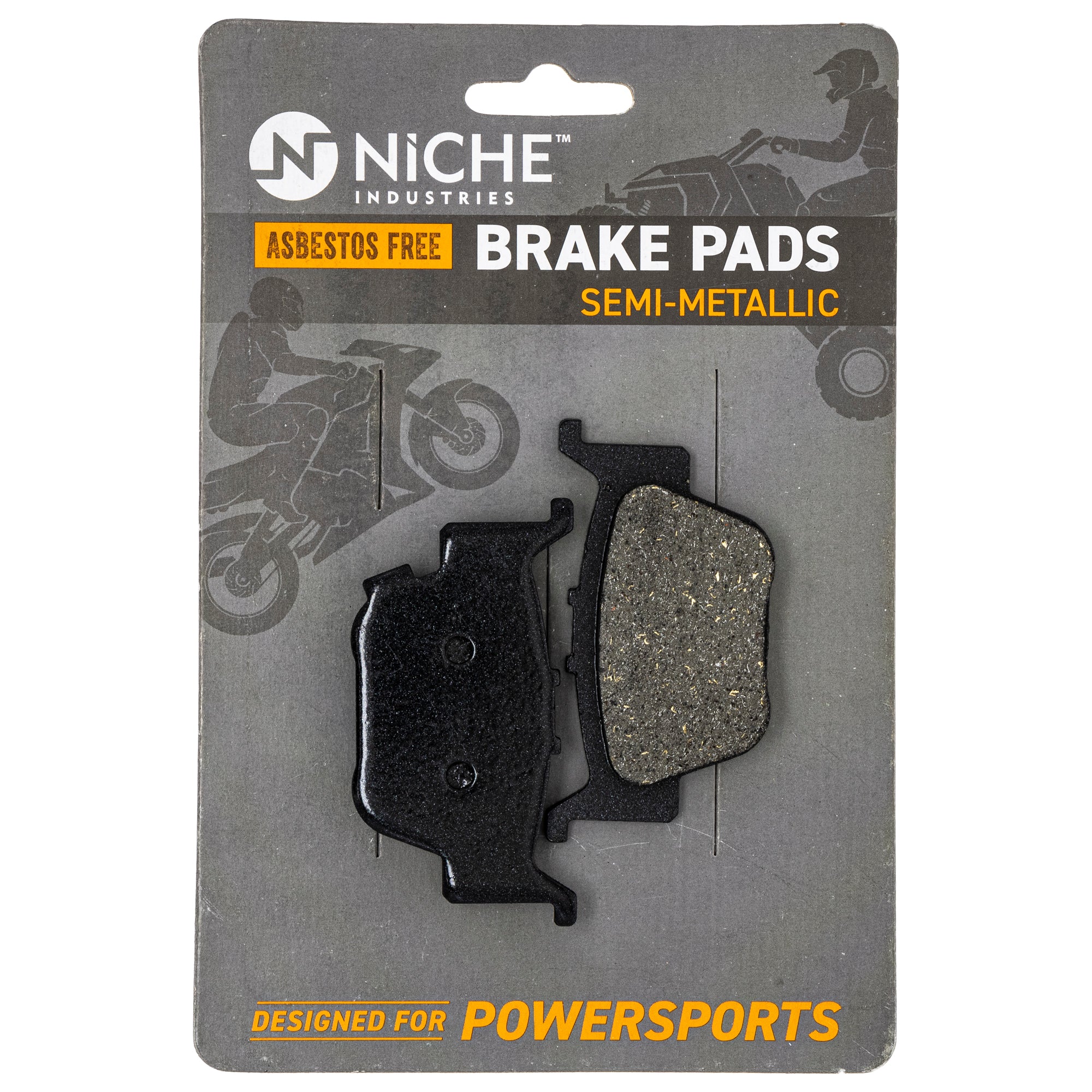Semi-Metallic Brake Pads for zOTHER Honda Pioneer FourTrax 06435-HN8-016 06435-HN8-006 NICHE 519-KPA2252D