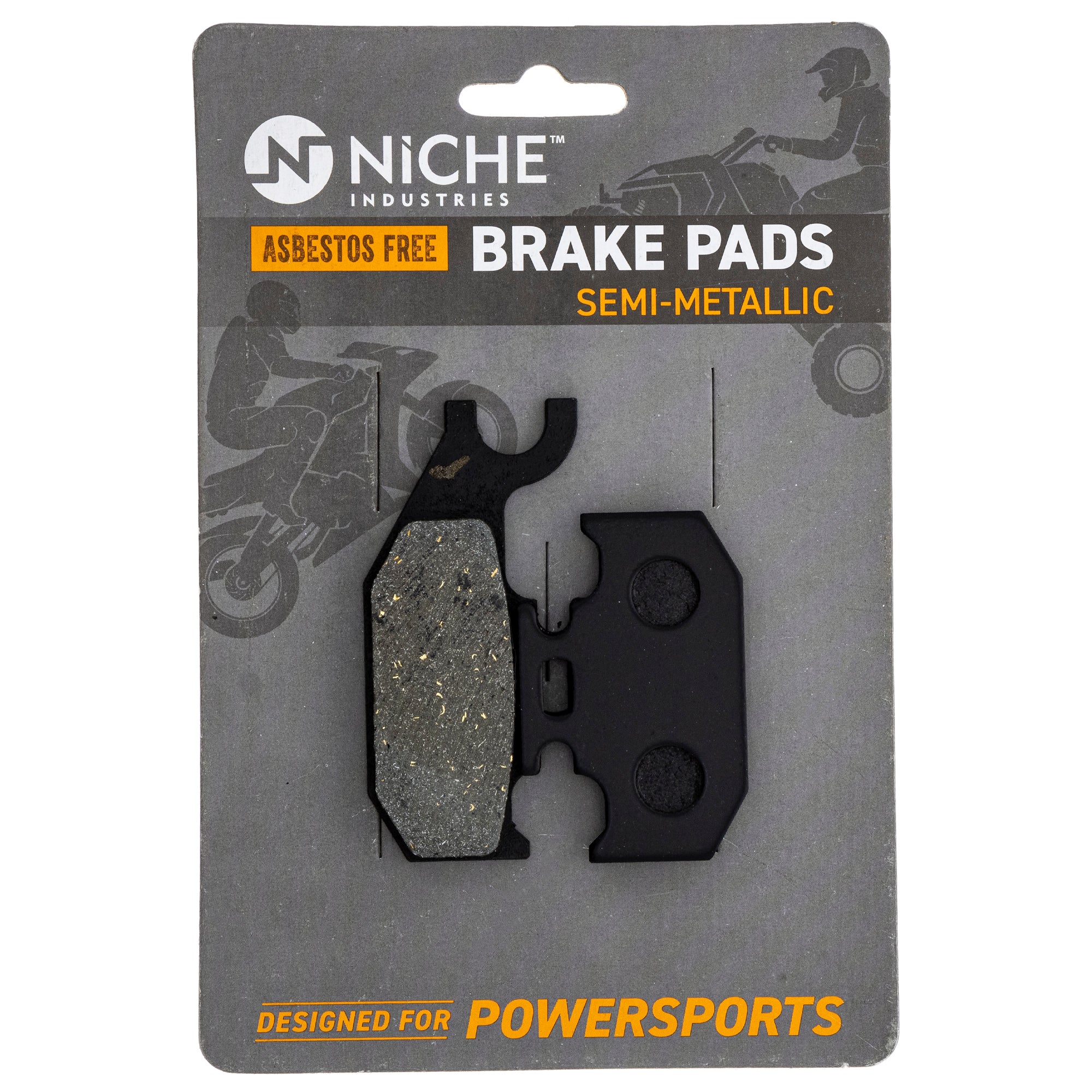 Front Right Semi-Metallic Brake Pad Set for Suzuki King 59100-31850 59100-31870 NICHE 519-KPA2258D