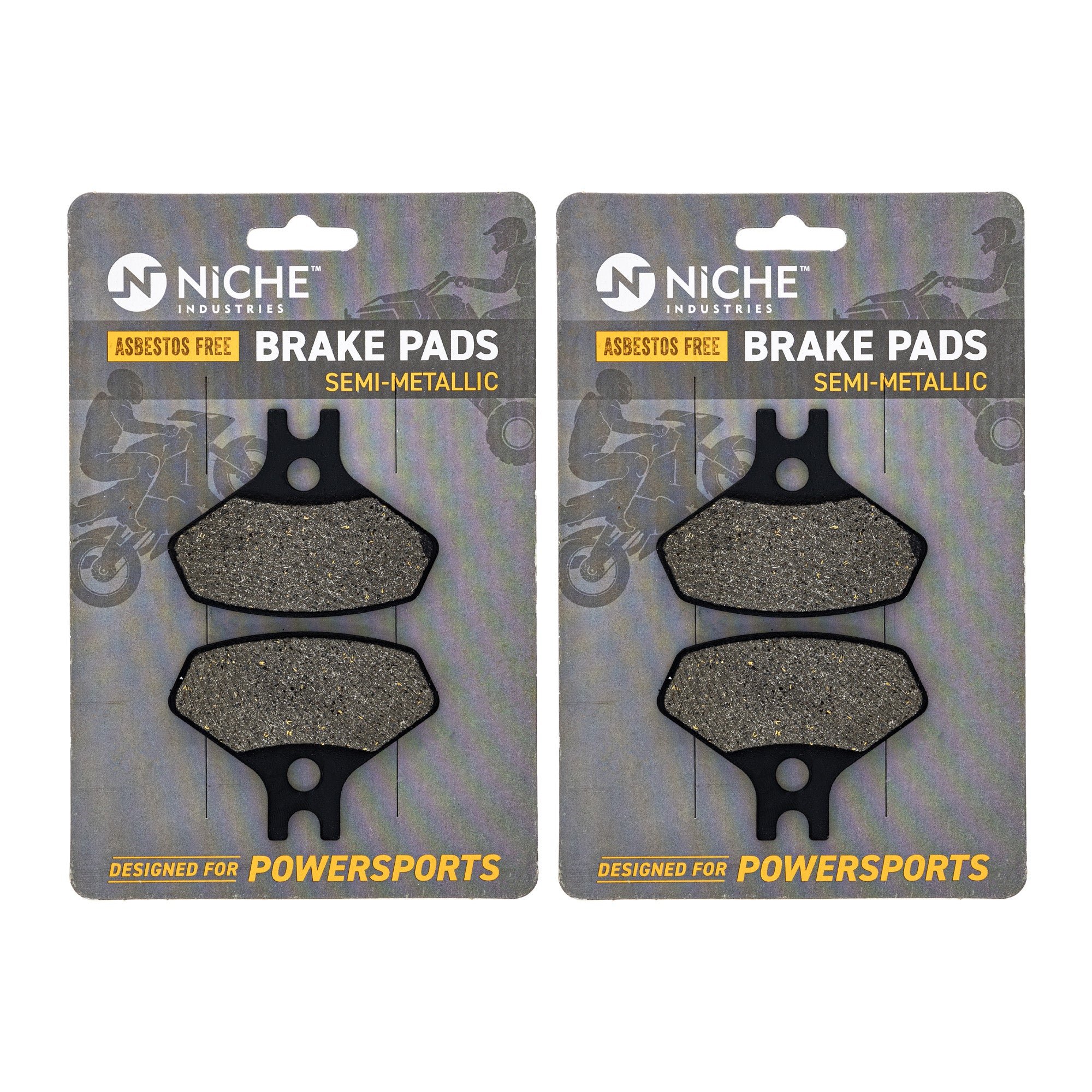 NICHE 519-KPA2264D Brake Pad Set 2-Pack for zOTHER BRP Can-Am Ski-Doo