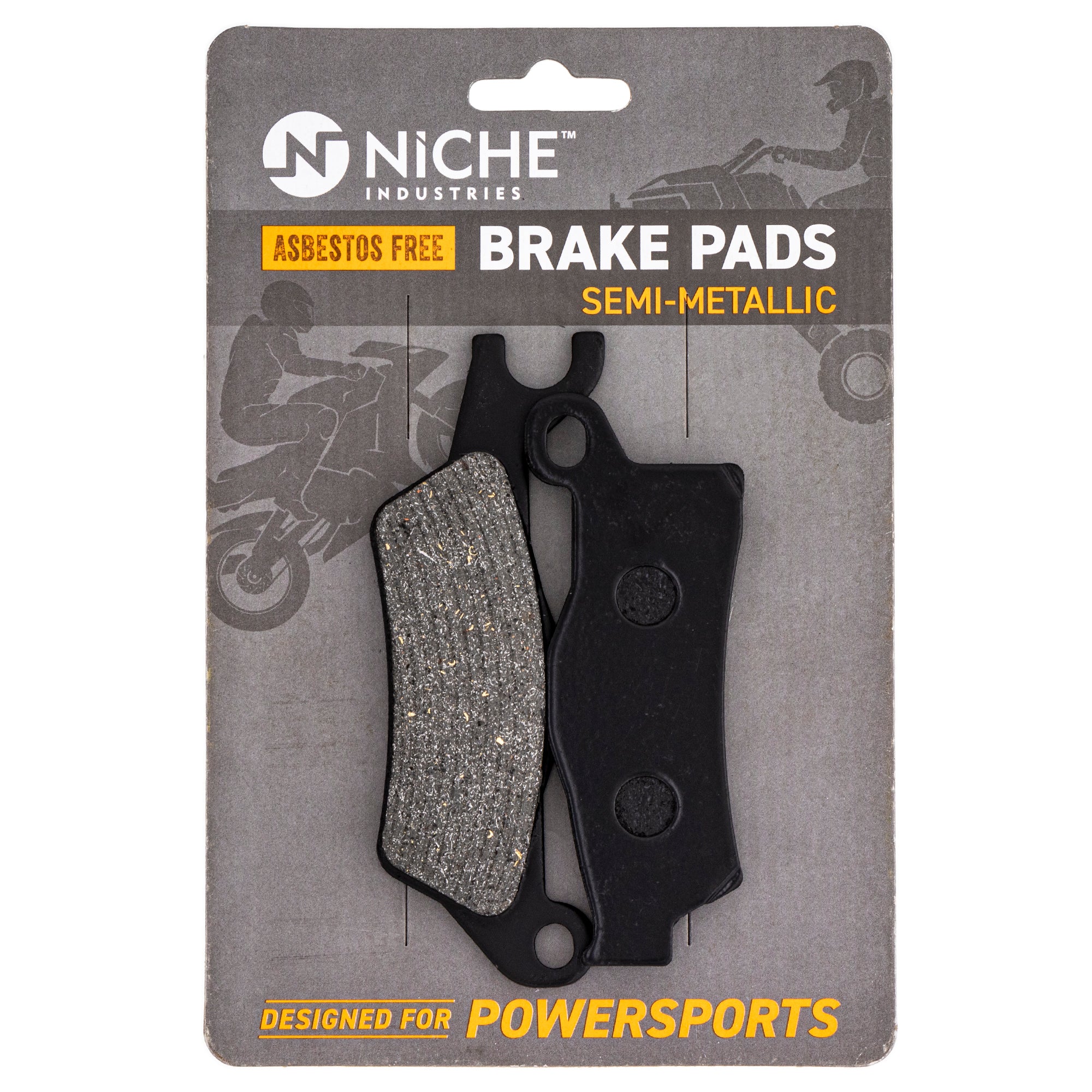 Semi-Metallic Brake Pads for BRP Can-Am Ski-Doo Sea-Doo Renegade Outlander 705601014 NICHE 519-KPA2269D