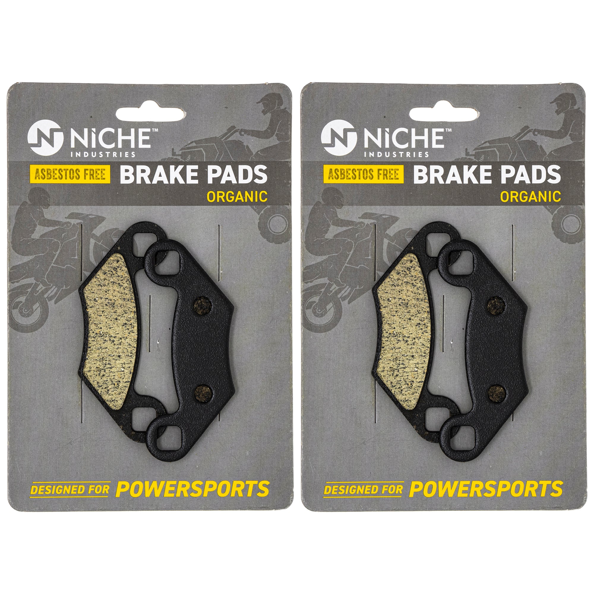 NICHE MK1001550 Brake Pad Kit Front/Rear for Polaris Xplorer