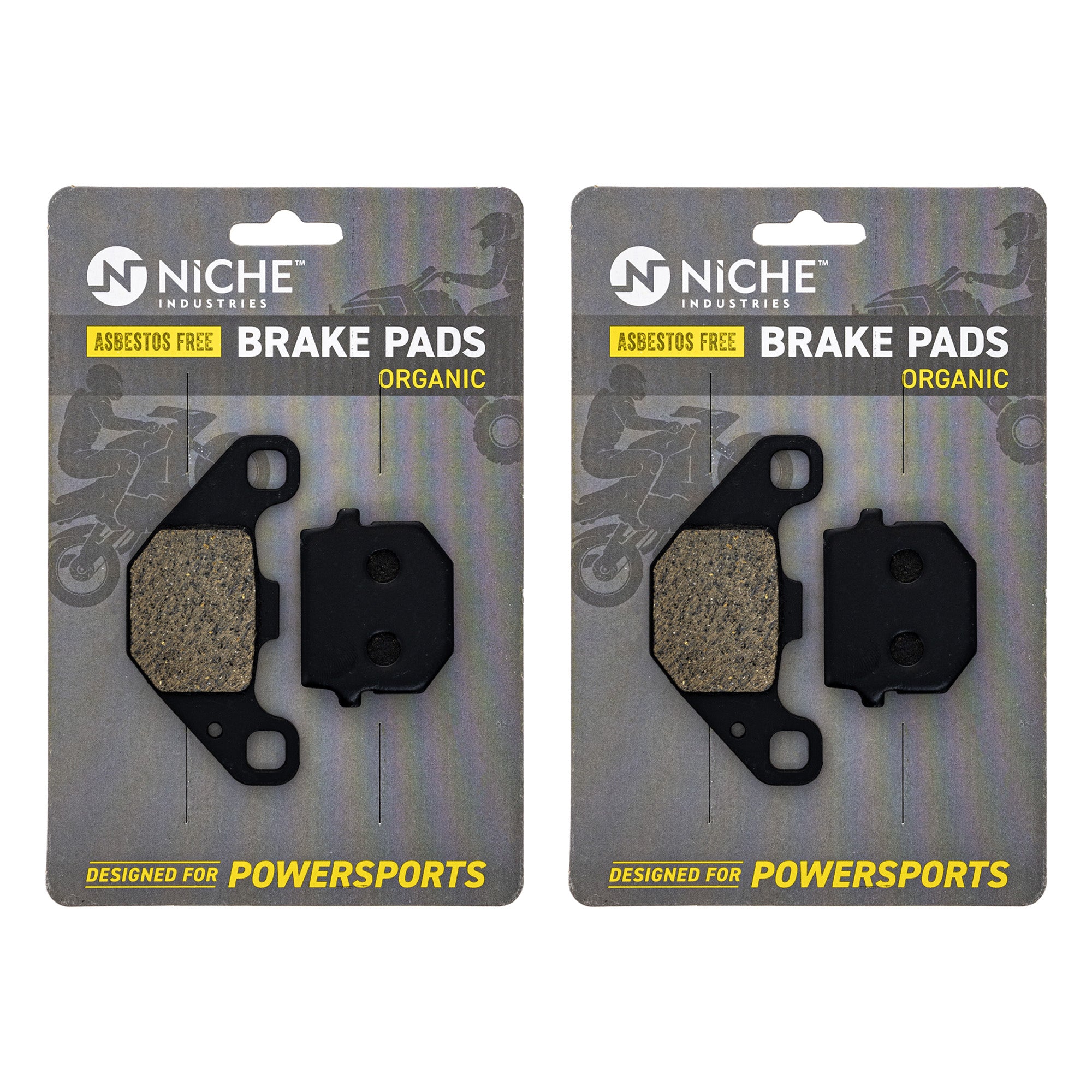 NICHE 519-KPA2285D Front Organic Brake Pad Set 2-Pack for zOTHER