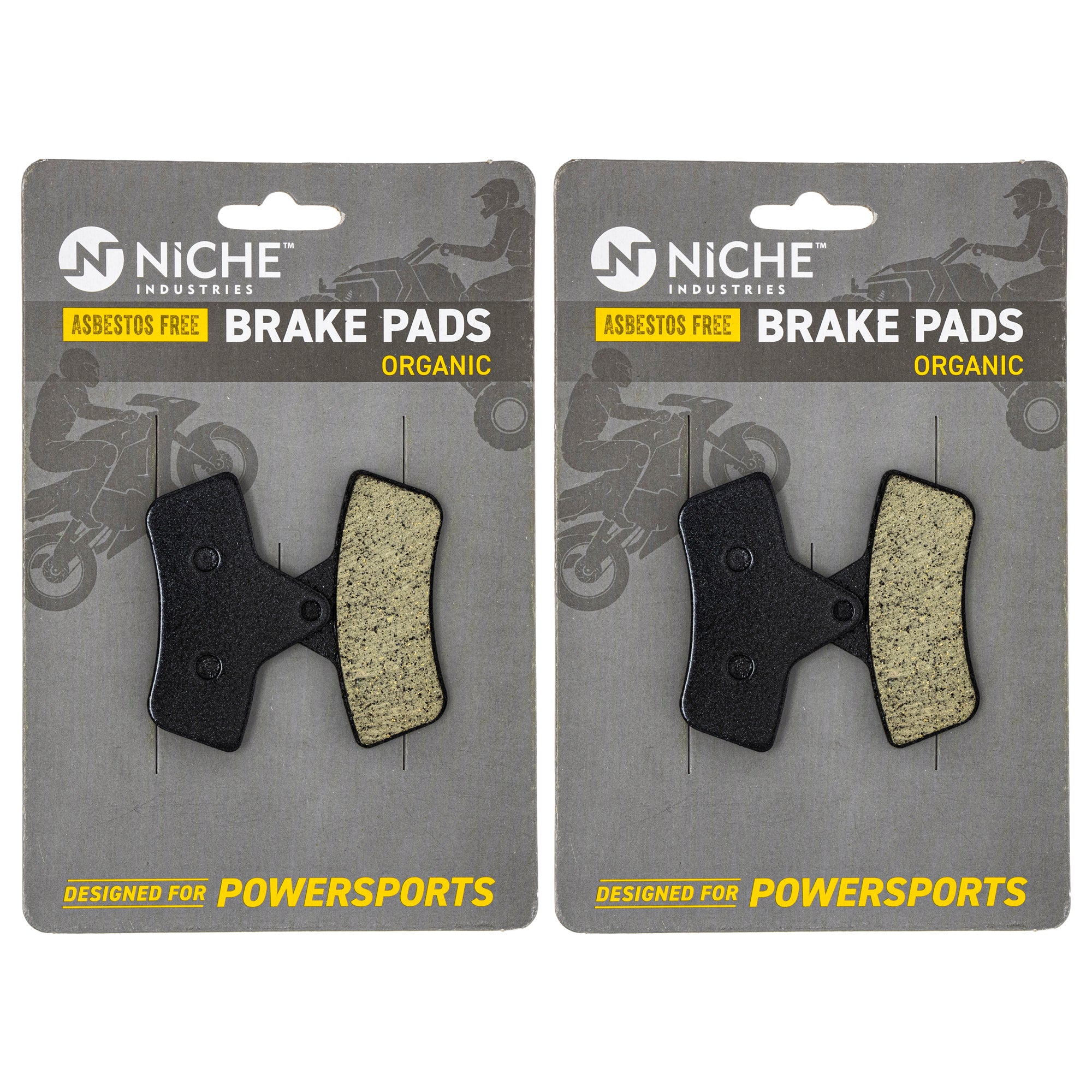 Front Brake Pads Set 2-Pack for Arctic Cat Textron Cat 0402-882 1402-126 0502-019 0436-293 NICHE 519-KPA2292D