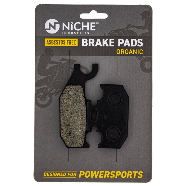 Front Right Rear Organic Brake Pad Set Can-Am | NICHE PARTS