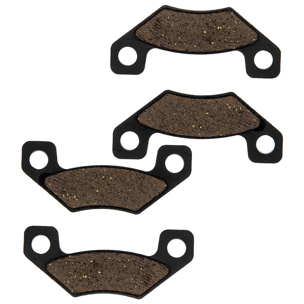 Rear Organic Brake Pad Set 2-Pack for BRP Can-Am Ski-Doo Sea-Doo DS Deere Commander NICHE 519-KPA2206D