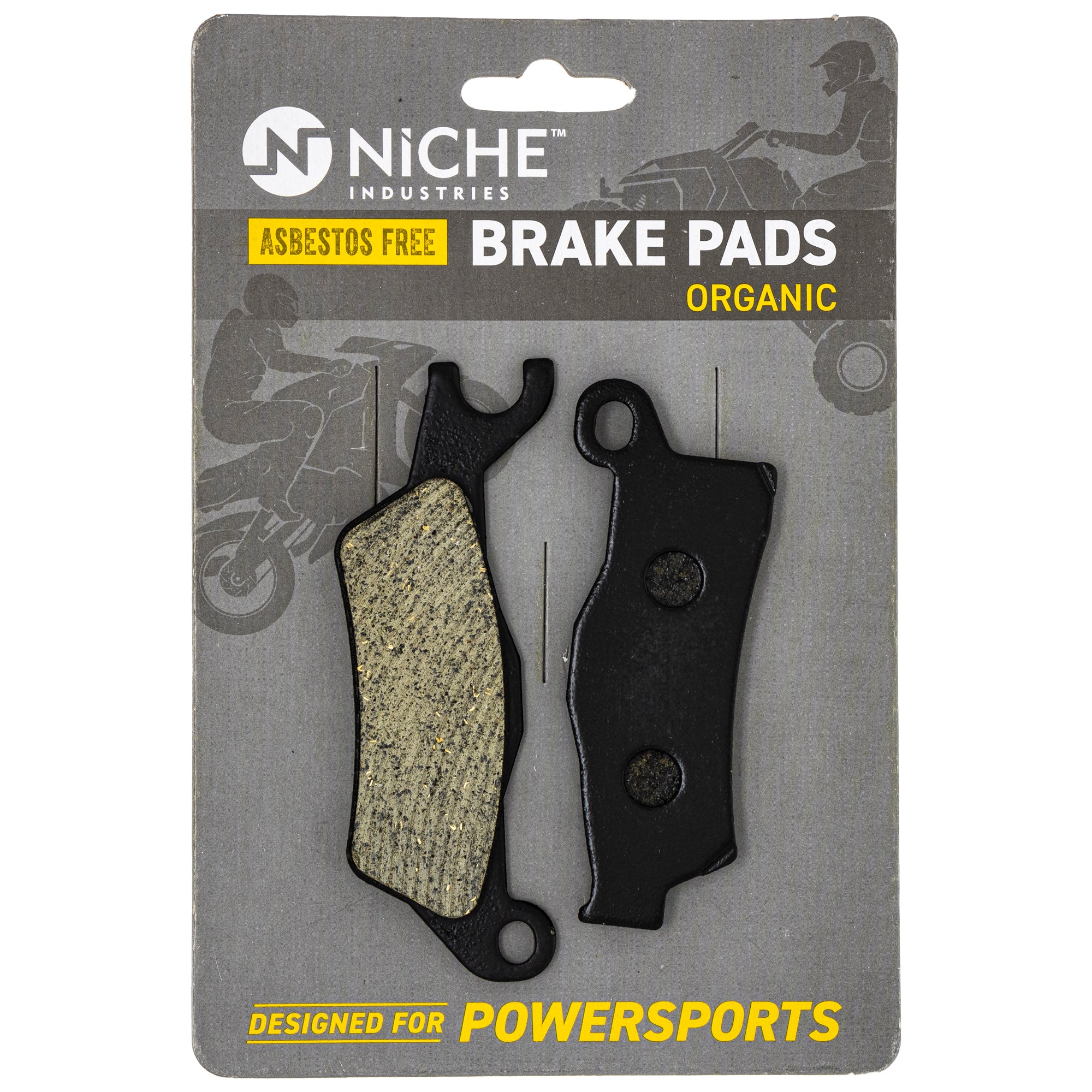 Organic Brake Pads for BRP Can-Am Ski-Doo Sea-Doo Renegade Outlander 705601014 NICHE 519-KPA2210D