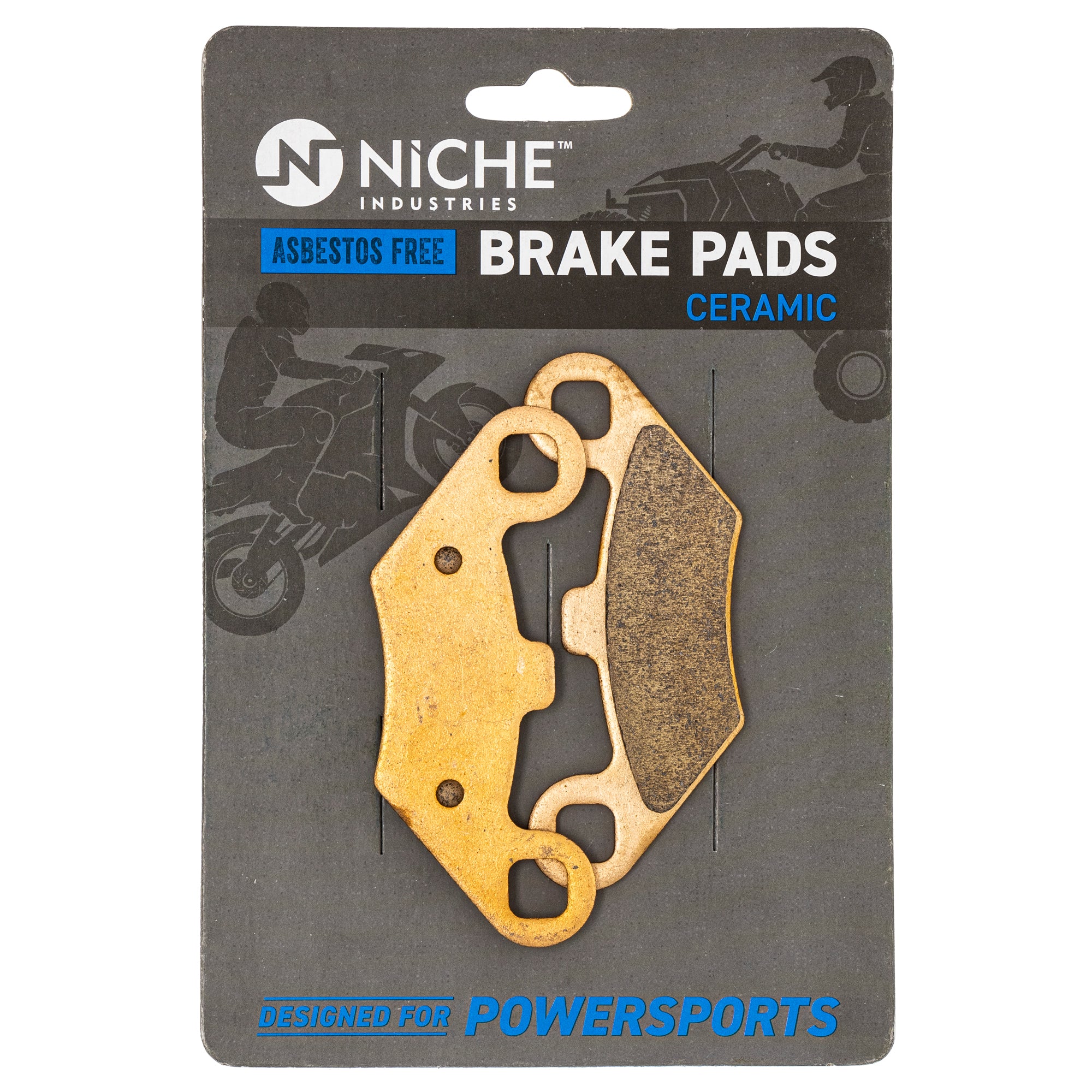 Ceramic Brake Pads for Polaris Xpress Xplorer Xpedition Worker 2202412 2200465 2200901 NICHE 519-KPA2327D