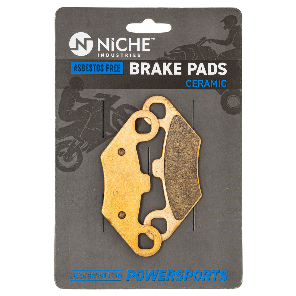 thumbnail image 2 of NICHE Organic Brake Pad Set For Polaris RMK, Pro, Assault & SKS 600-850 (Rear, 2 Pack) - Replaces 2206462 2 of 13