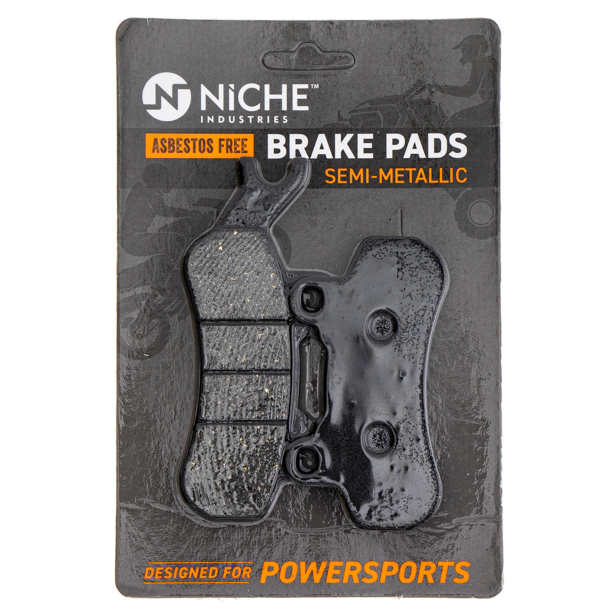 Semi-Metallic Brake Pads for BRP Can-Am Ski-Doo Sea-Doo Traxter Maverick 715900380 NICHE 519-KPA2330D