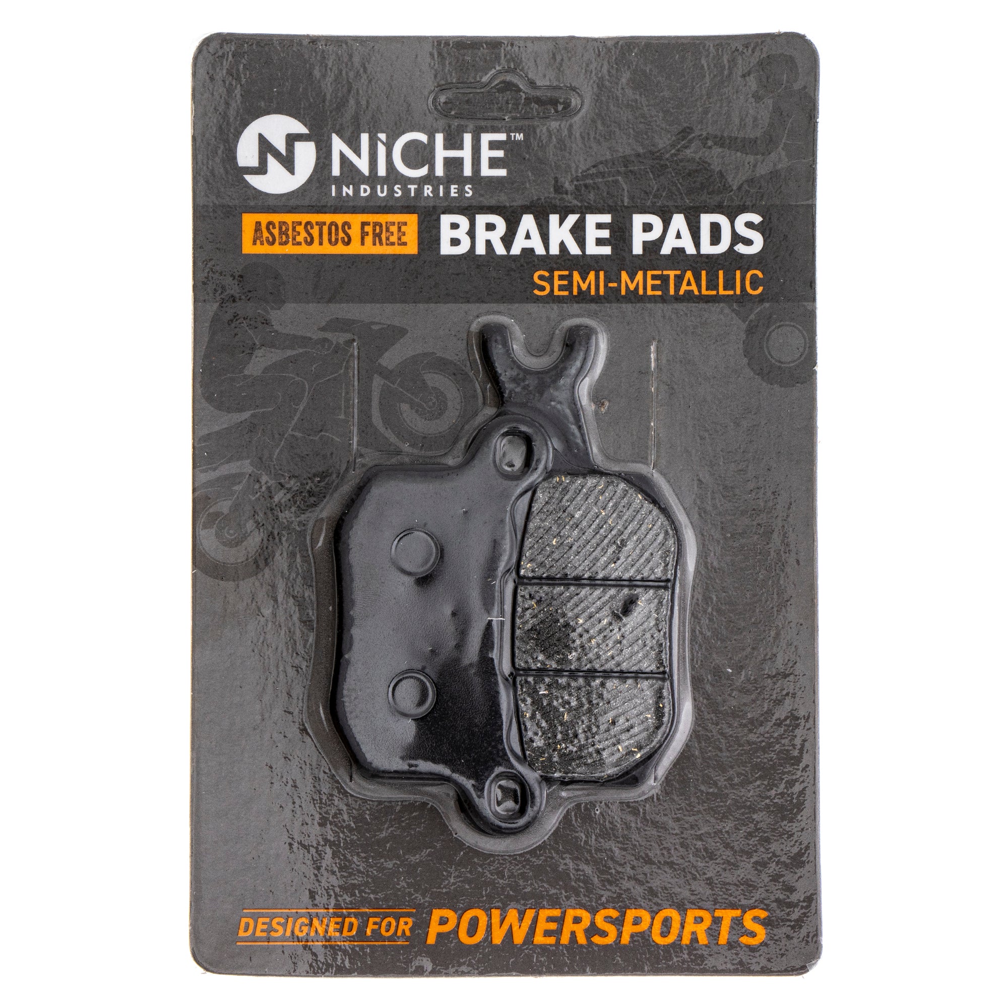 Semi-Metallic Brake Pads for BRP Can-Am Ski-Doo Sea-Doo Traxter Defender 715900381 NICHE 519-KPA2331D
