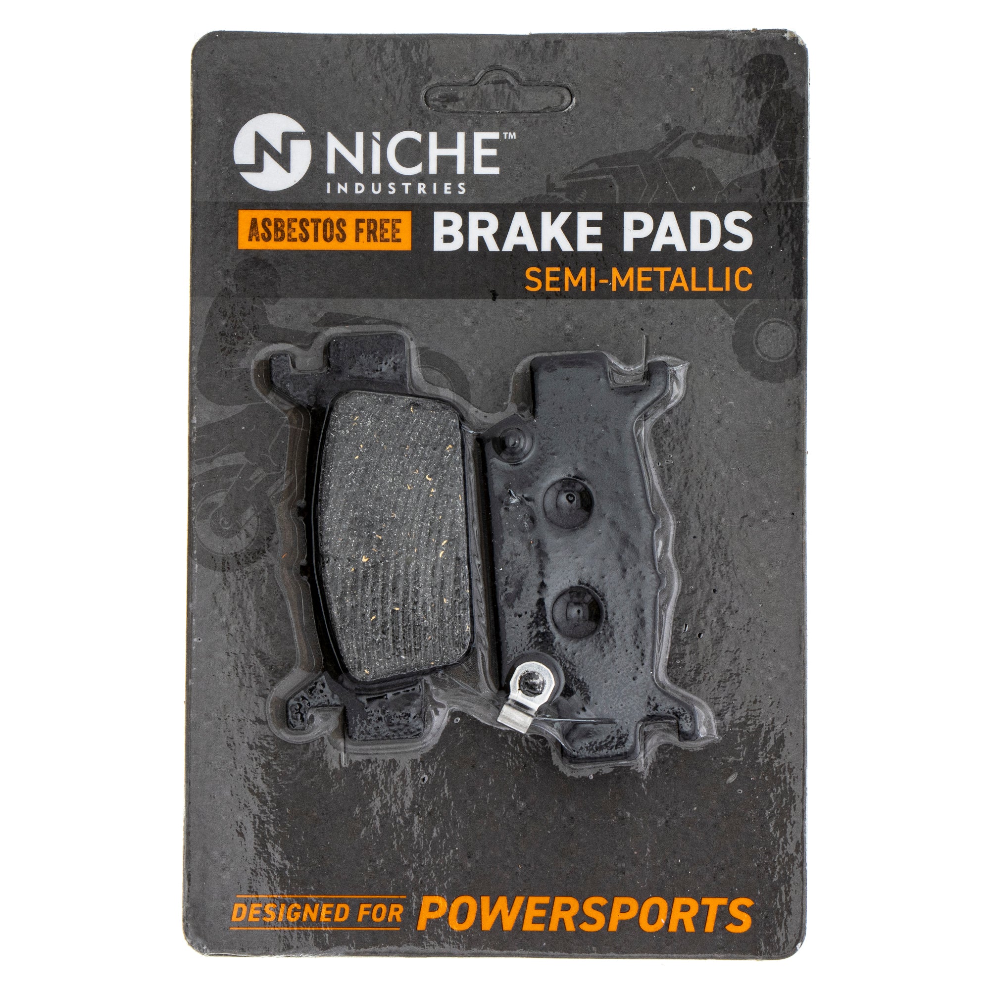 Semi-Metallic Brake Pads Kit Front/Rear For Honda MK1002424