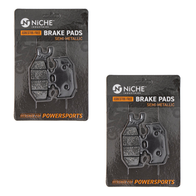 Rear L/R Semi-Metallic Brake Pad Set 2-Pack for Polaris Ranger ACE 1912971 NICHE 519-KPA2348D