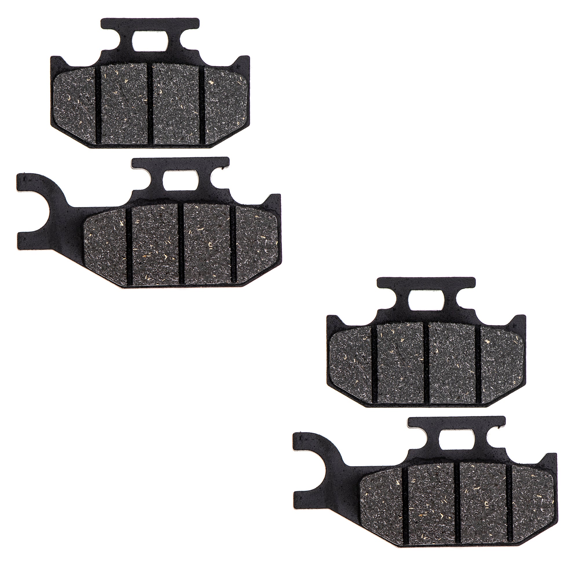 Semi-Metallic Brake Pads Kit Front/Rear For Polaris MK1002415